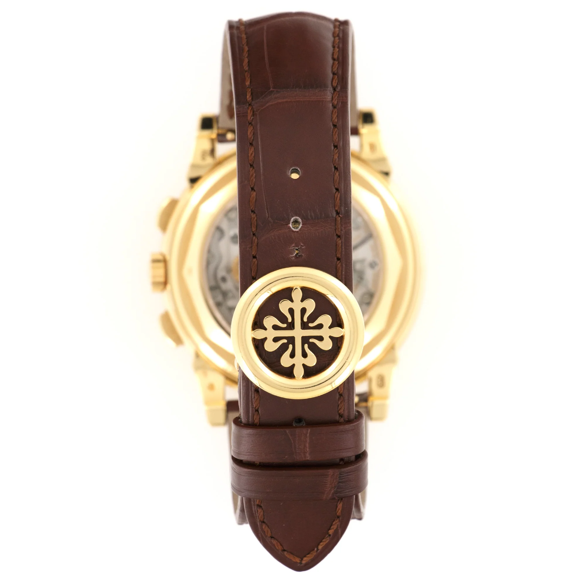 Patek Philippe Yellow Gold Perpetual Calendar Chrono Watch Ref. 5970 - Image 5