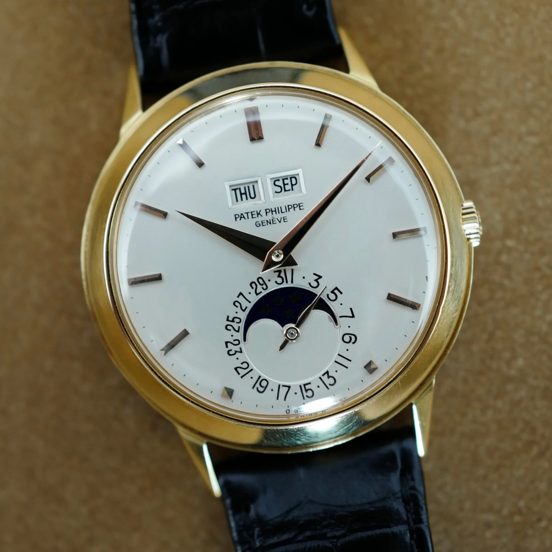 Patek Philippe Yellow Gold Perpetual Calendar Watch Ref. 3448, Circa 1977 - Image 9