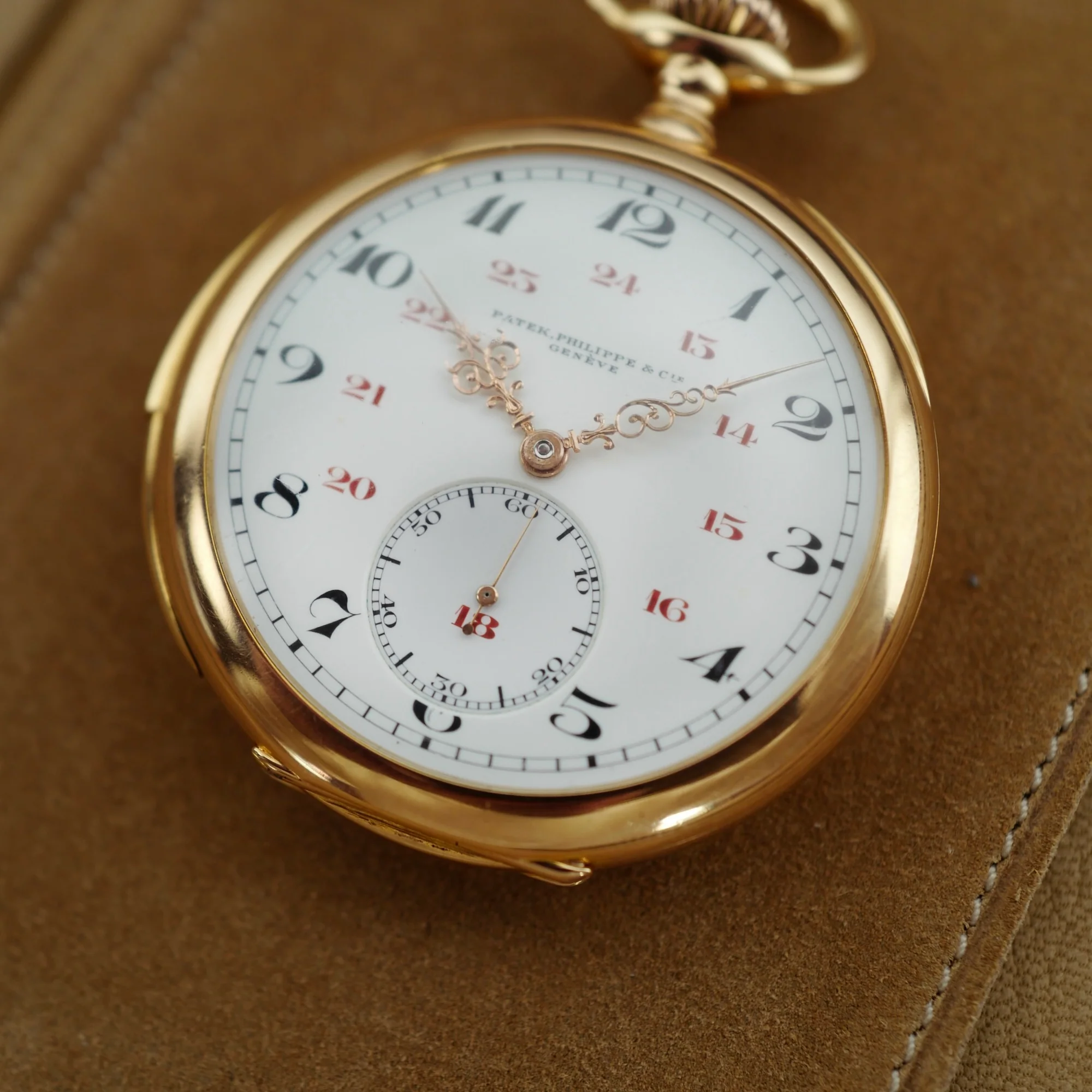 Patek Philippe Yellow Gold Pocket Watch Minute Repeater, Circa 1905 - Image 5