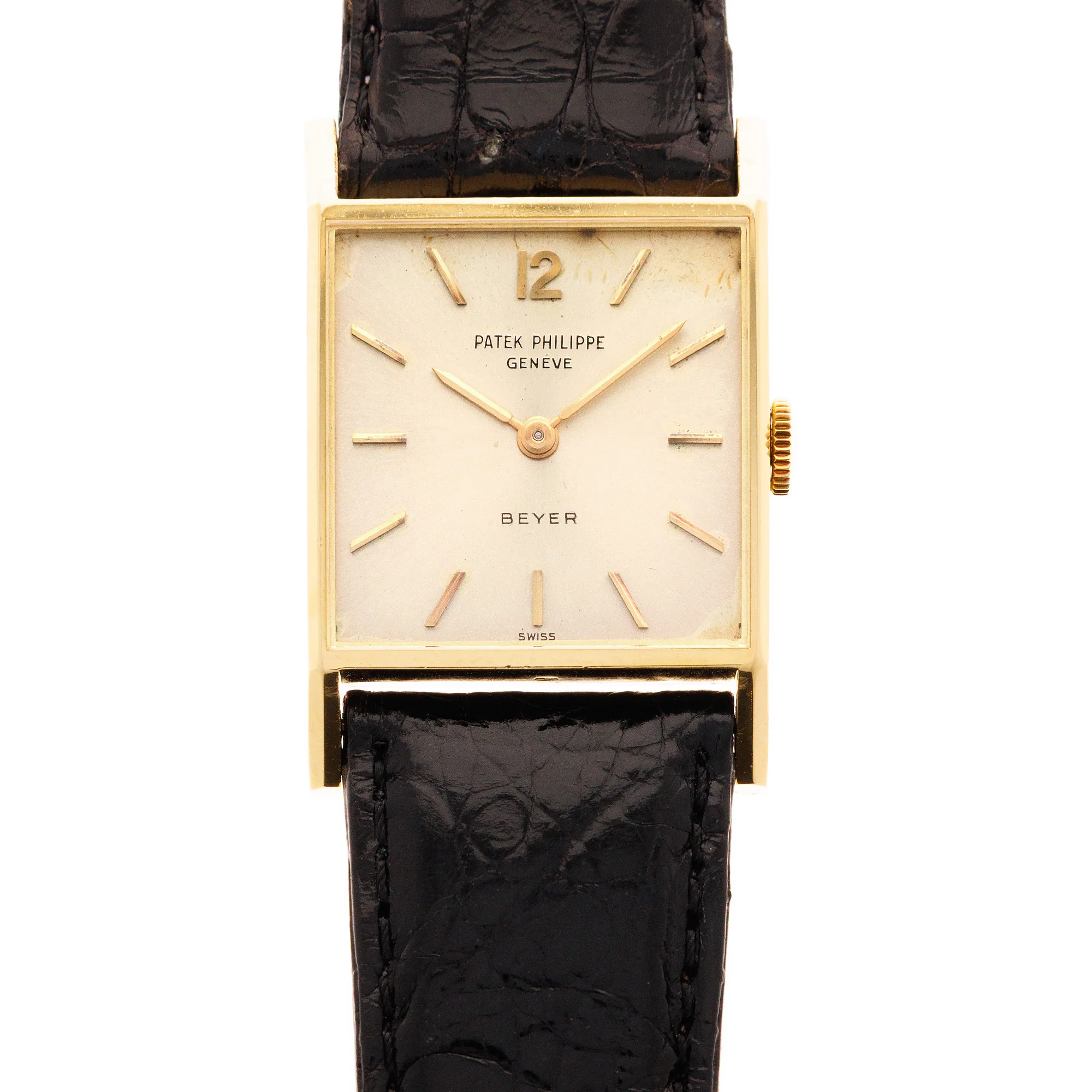 Patek Philippe Yellow Gold Watch Ref. 3479 Retailed by Beyer