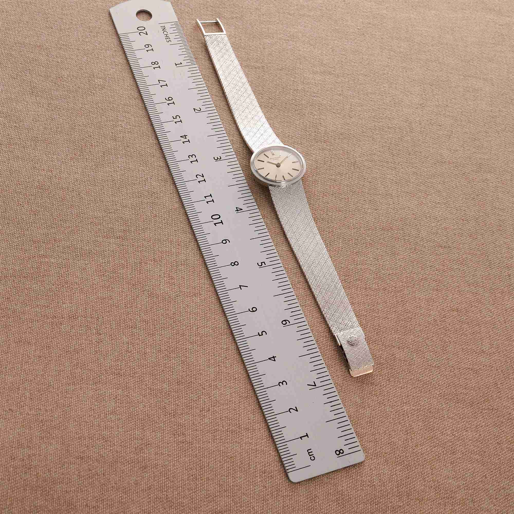Patek Philippe White Gold Mini Ellipse Ref. 3349 - Image 7
