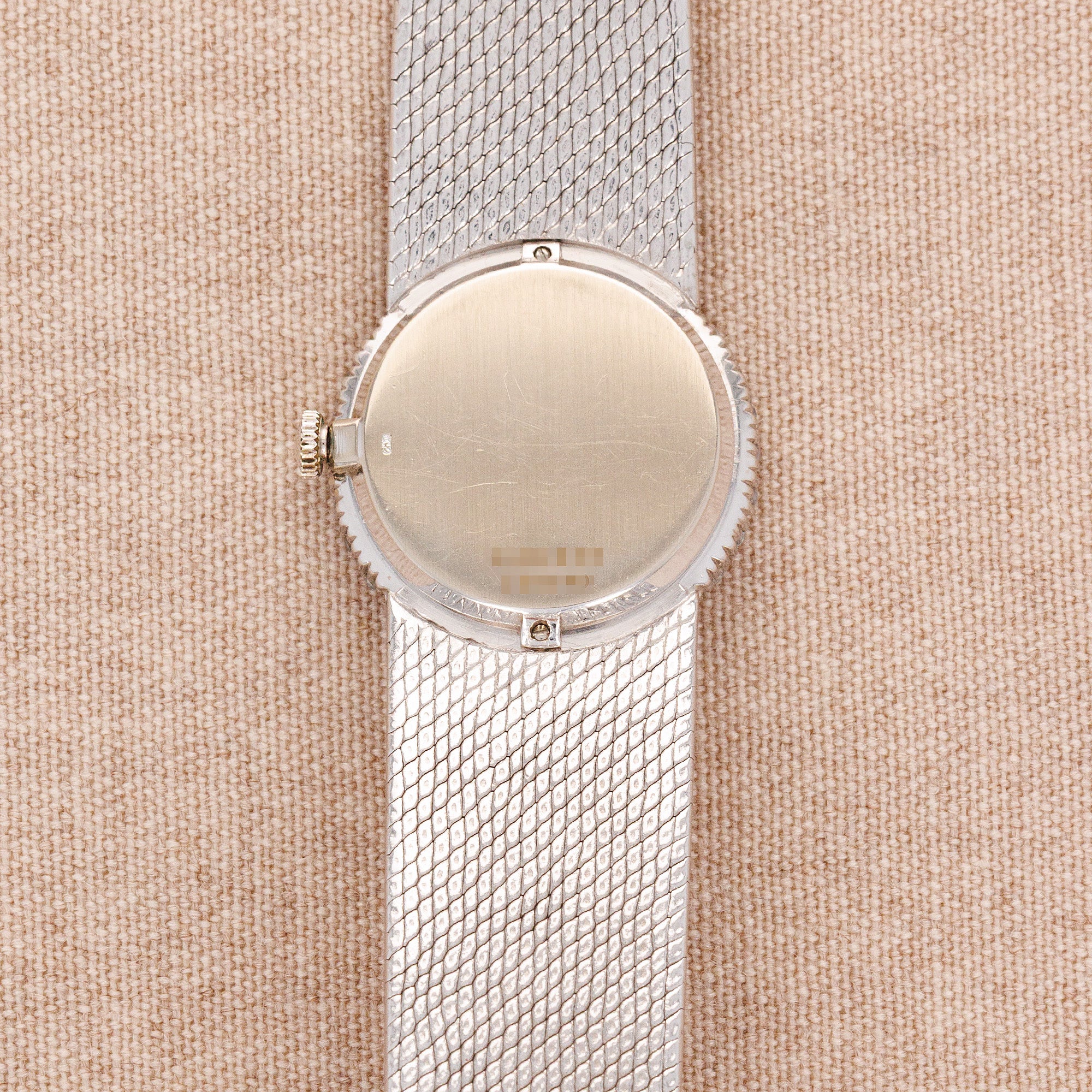 Piaget Ladies White Gold Lapis Diamond Bracelet Watch - Image 3