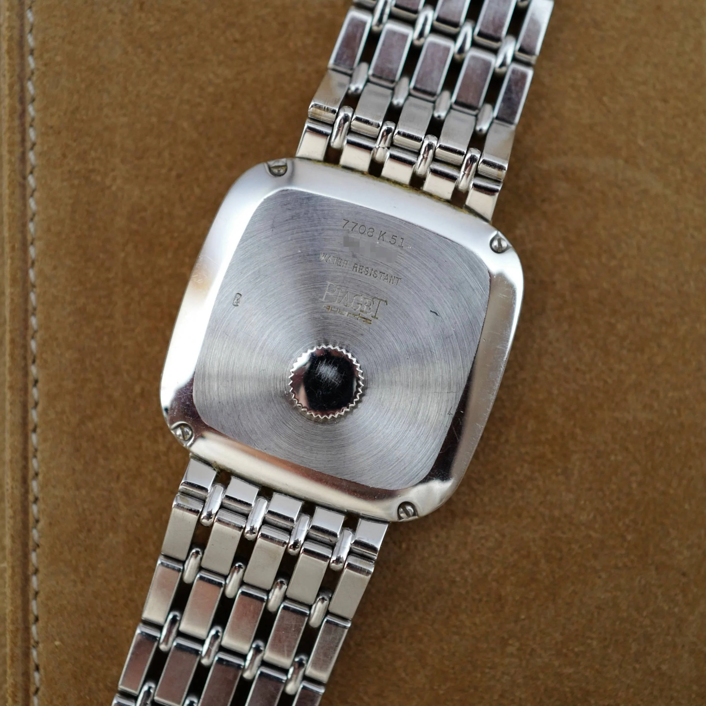 Piaget White Gold Backset Watch Ref. 7708 - Image 5