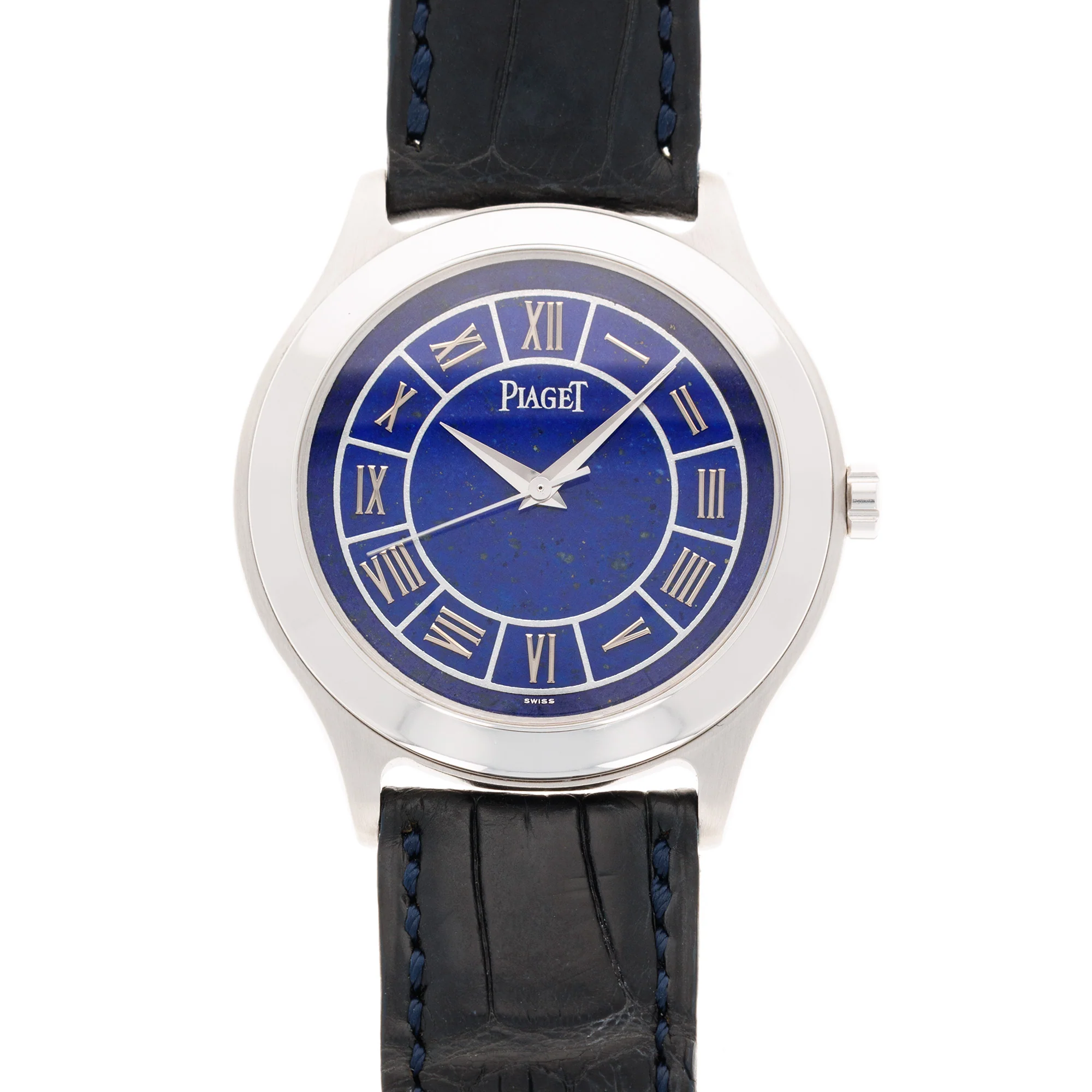 Piaget White Gold Lapis Lazuli Watch Ref. 26011