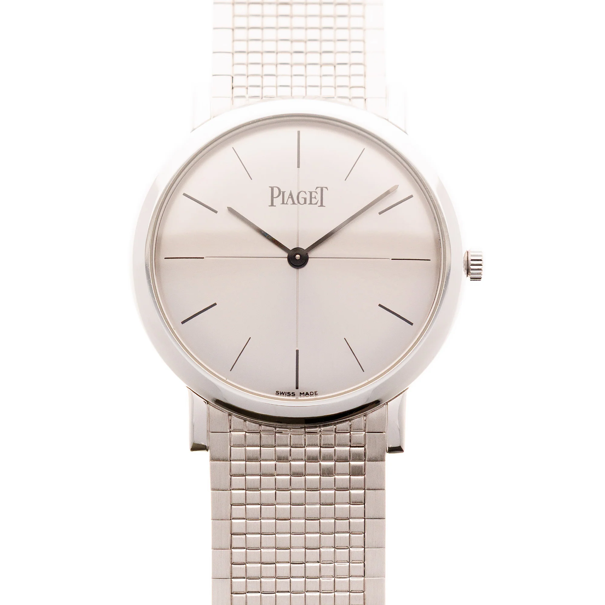 Piaget White Gold Mechanical Bracelet Watch Ref. P10178