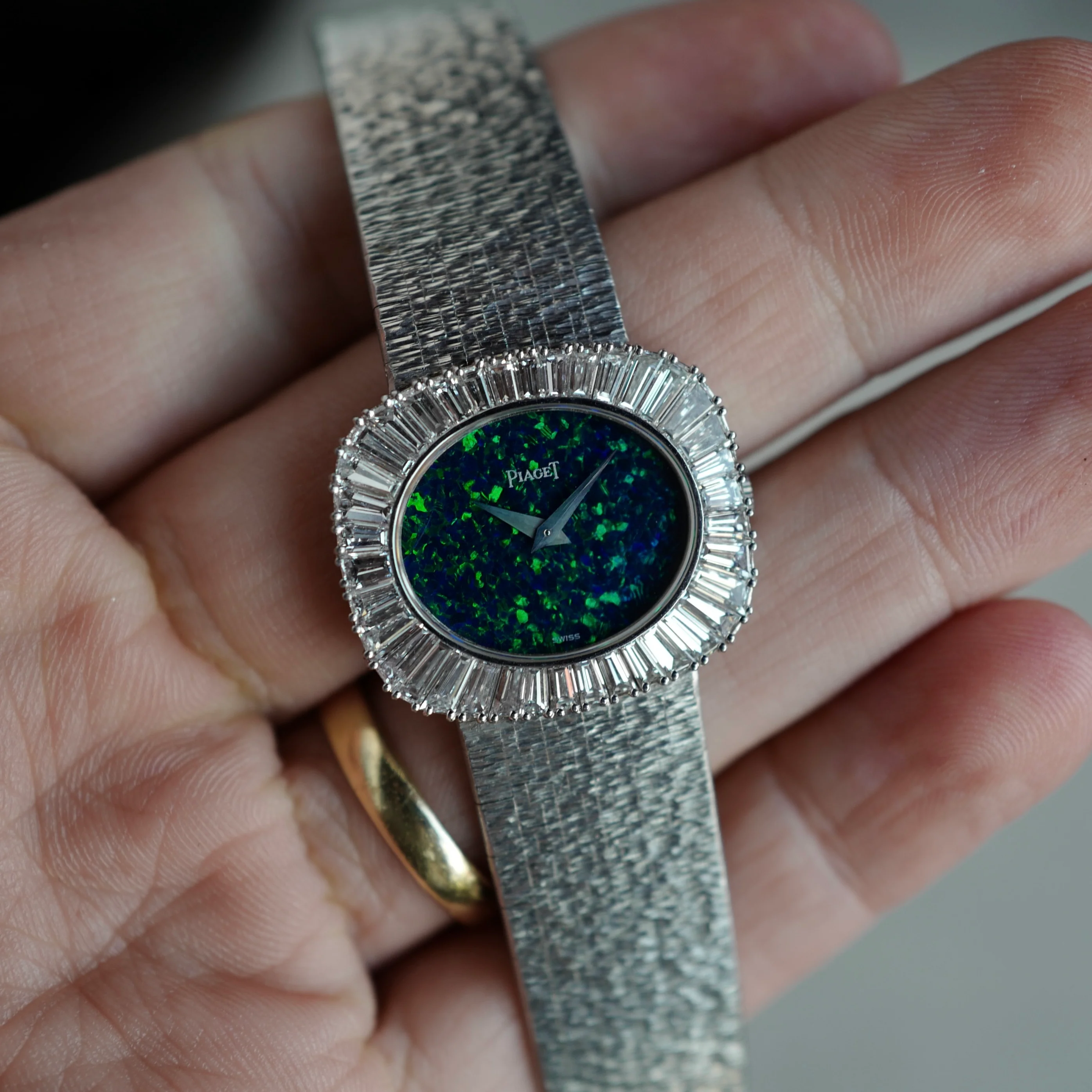 Piaget White Gold Opal Diamond Watch Ref. 9383A6 - Image 2