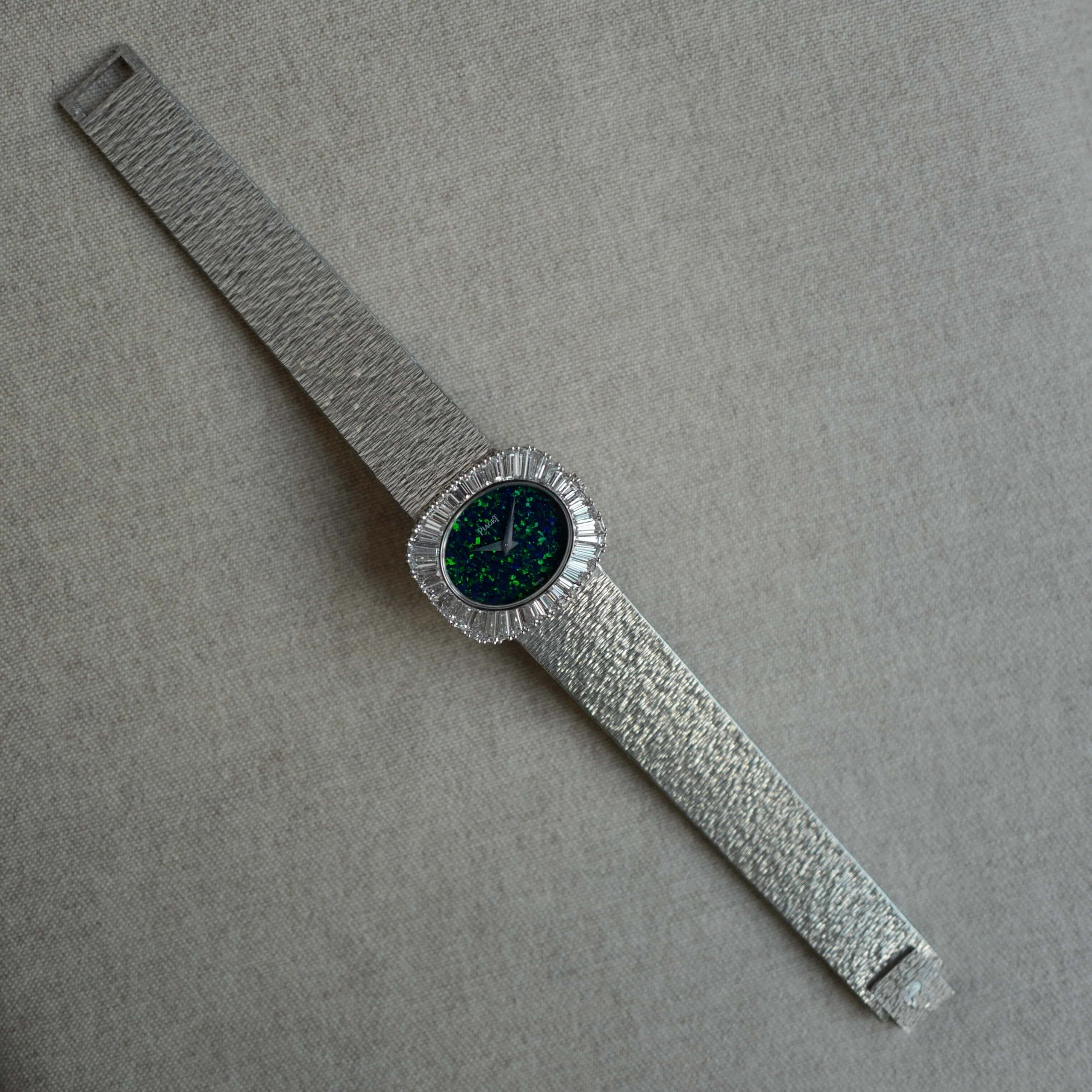 Piaget White Gold Opal Diamond Watch Ref. 9383A6 - Image 3
