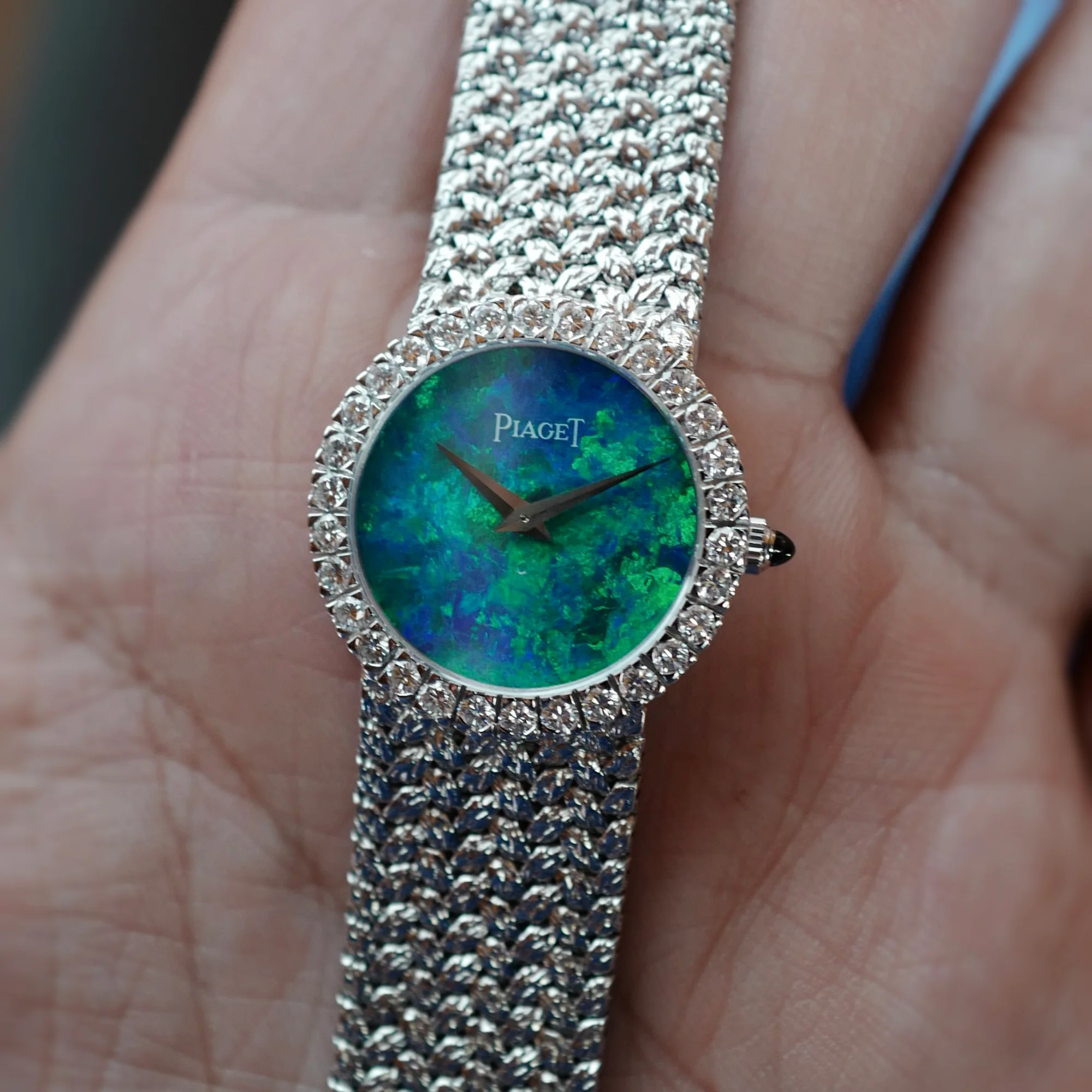 Piaget White Gold Opal Watch Ref. 9190D2 - Image 5