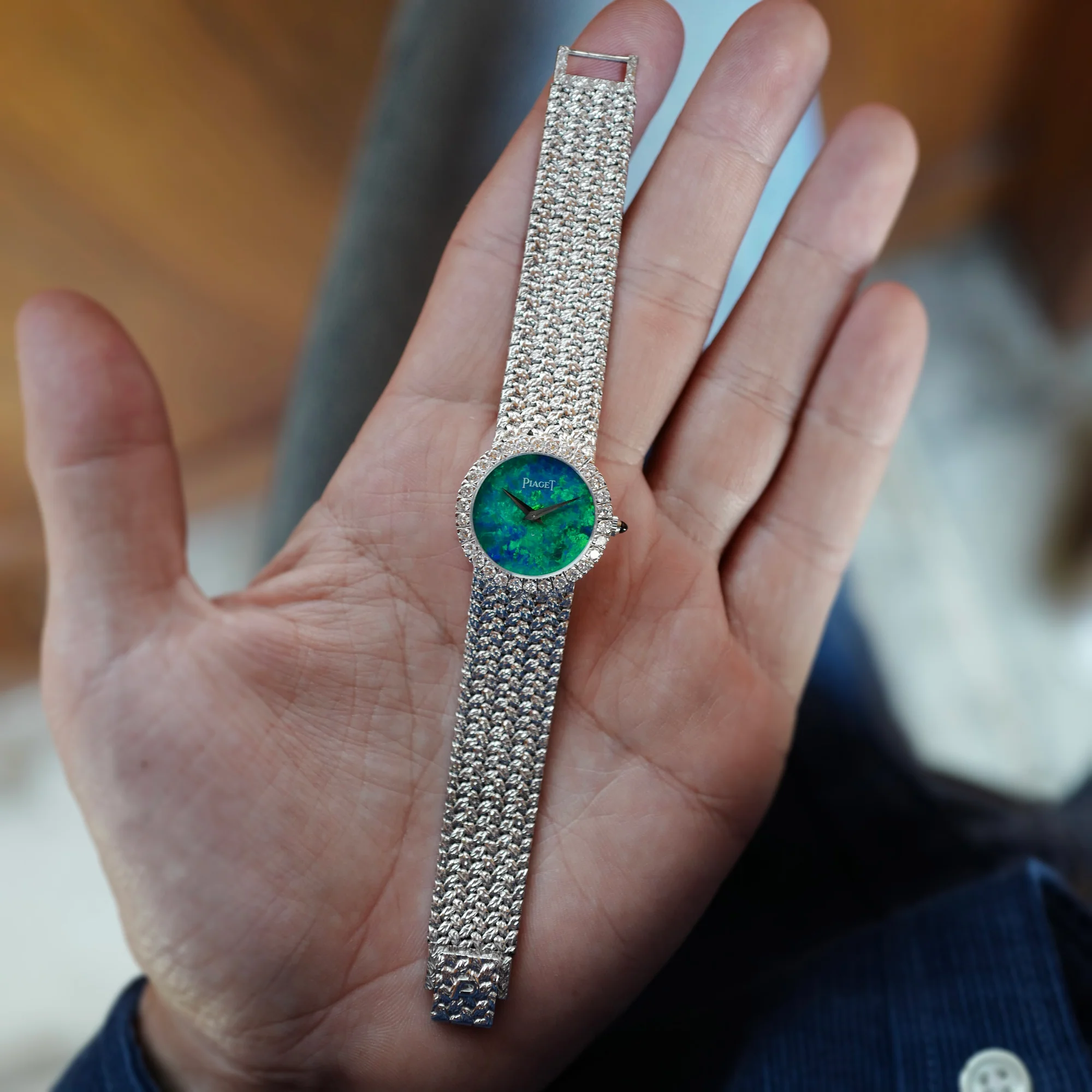 Piaget White Gold Opal Watch Ref. 9190D2 - Image 8