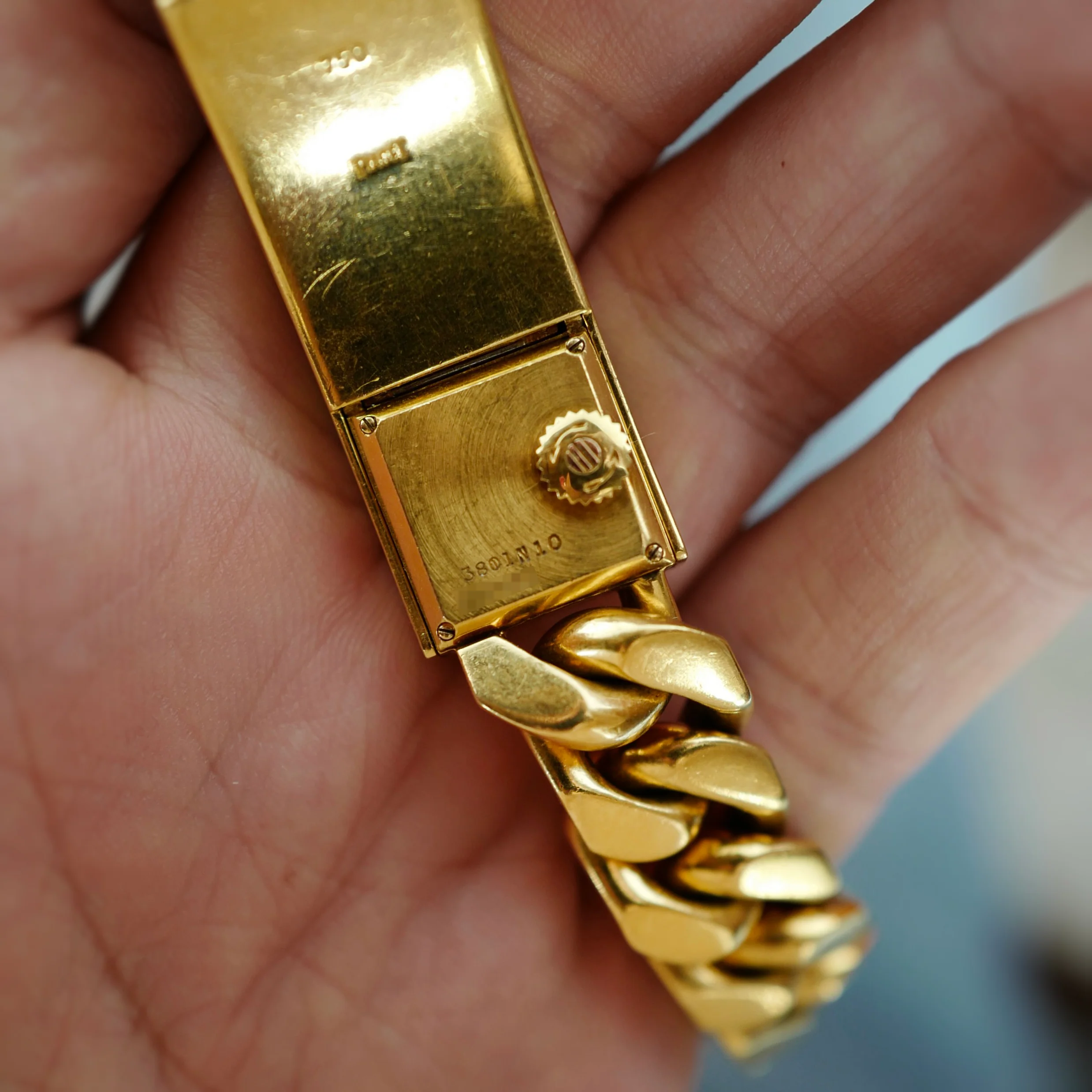 Piaget Yellow Gold ID Bracelet Cover Watch - Image 5