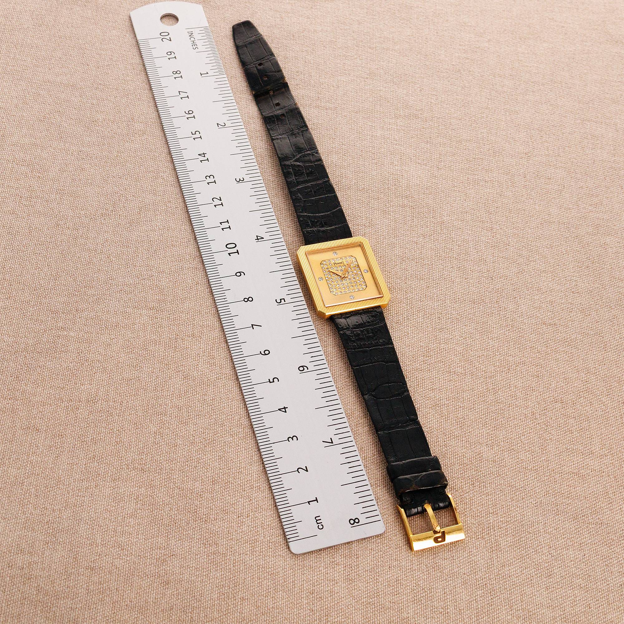 Piaget Yellow Gold Protocole Watch Ref. 9154 - Image 6