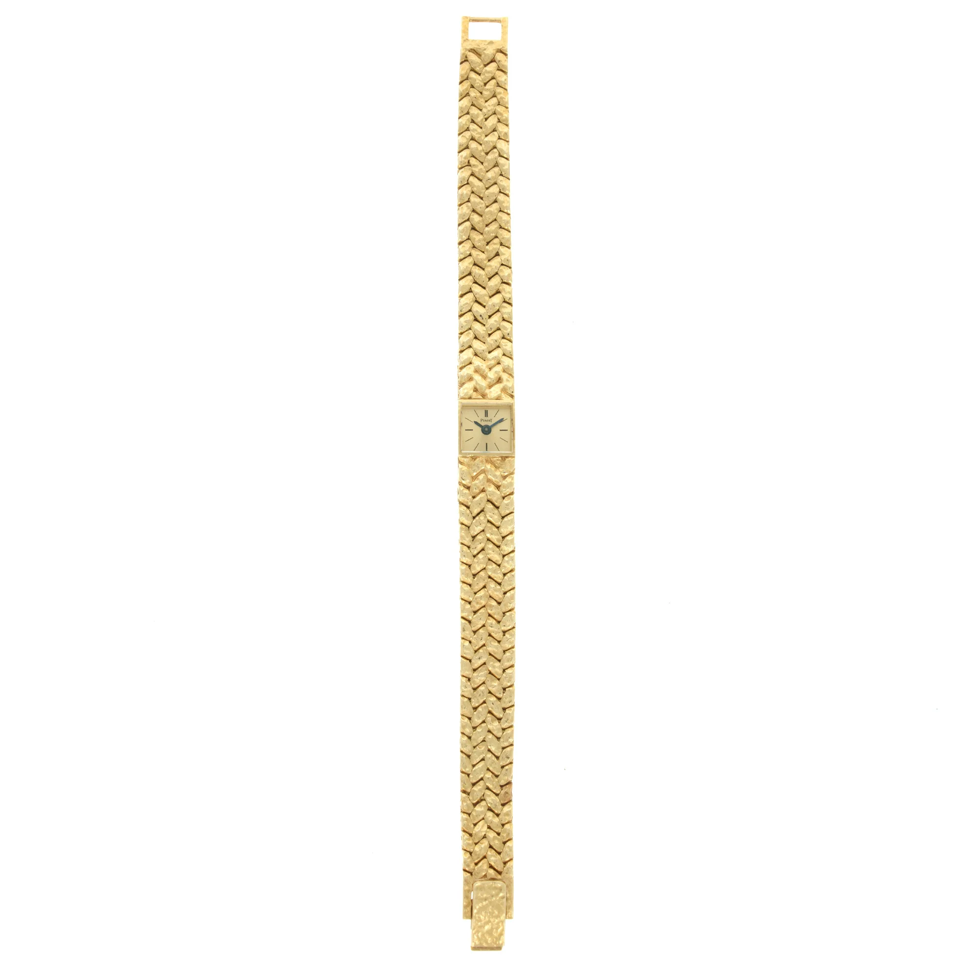 Piaget Yellow Gold Ultra-Thin Bracelet Watch - Image 3