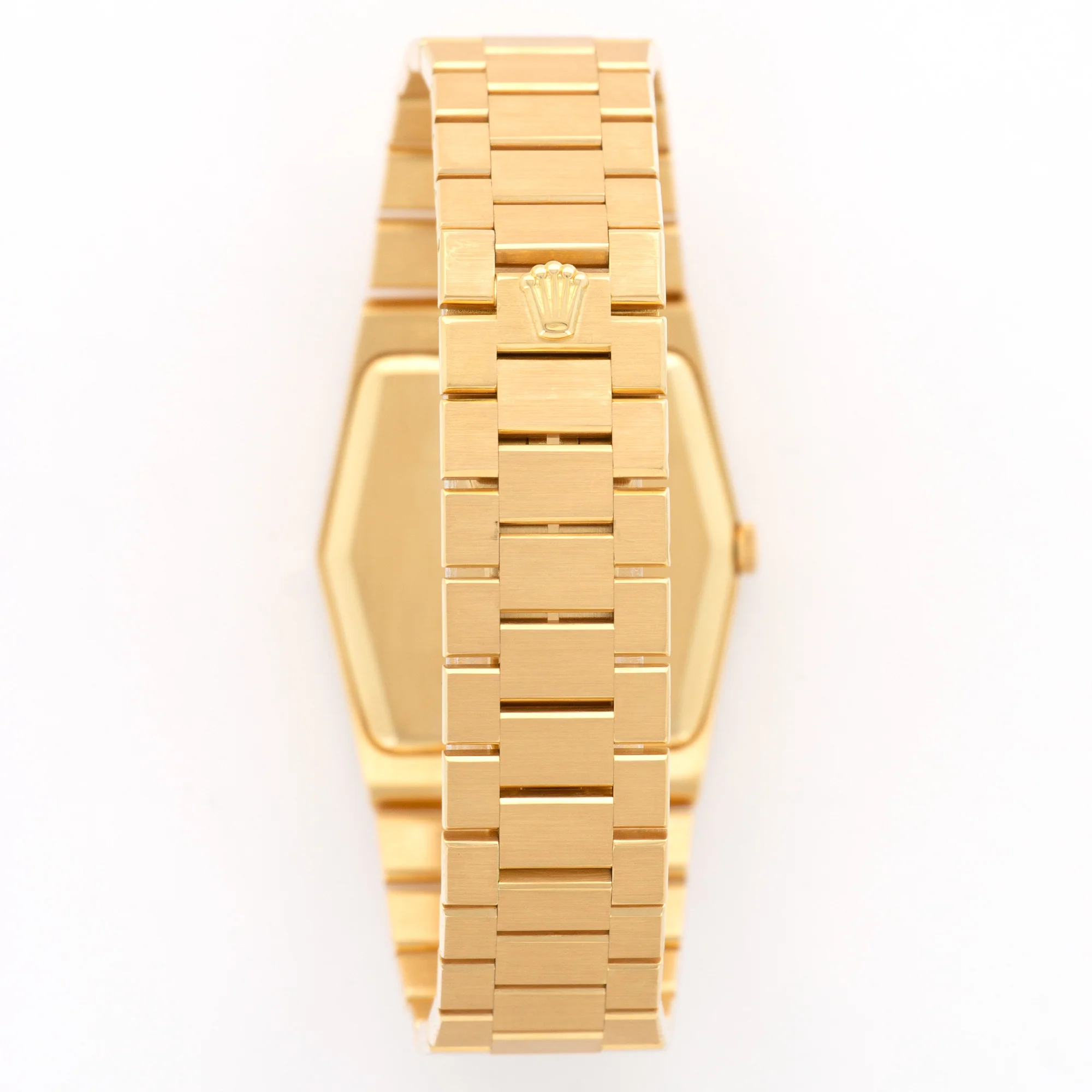 Rolex Cellini Yellow Gold with Sapphire Bezen and Diamond Dial Ref. 5019/8 - Image 5