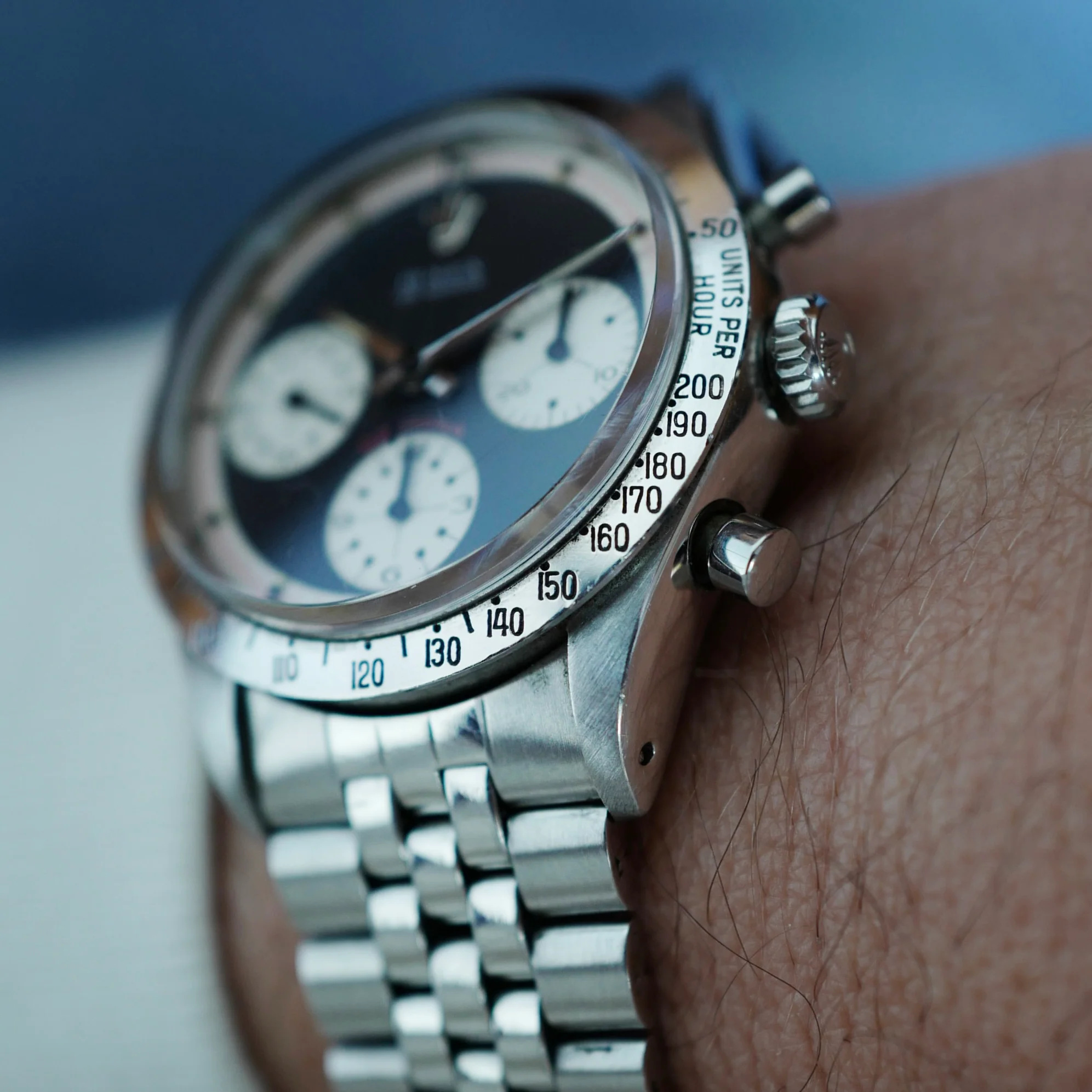 Rolex Cosmograph Daytona Paul Newman Ref. 6239 with Original Box and Papers, 1969 - Image 5