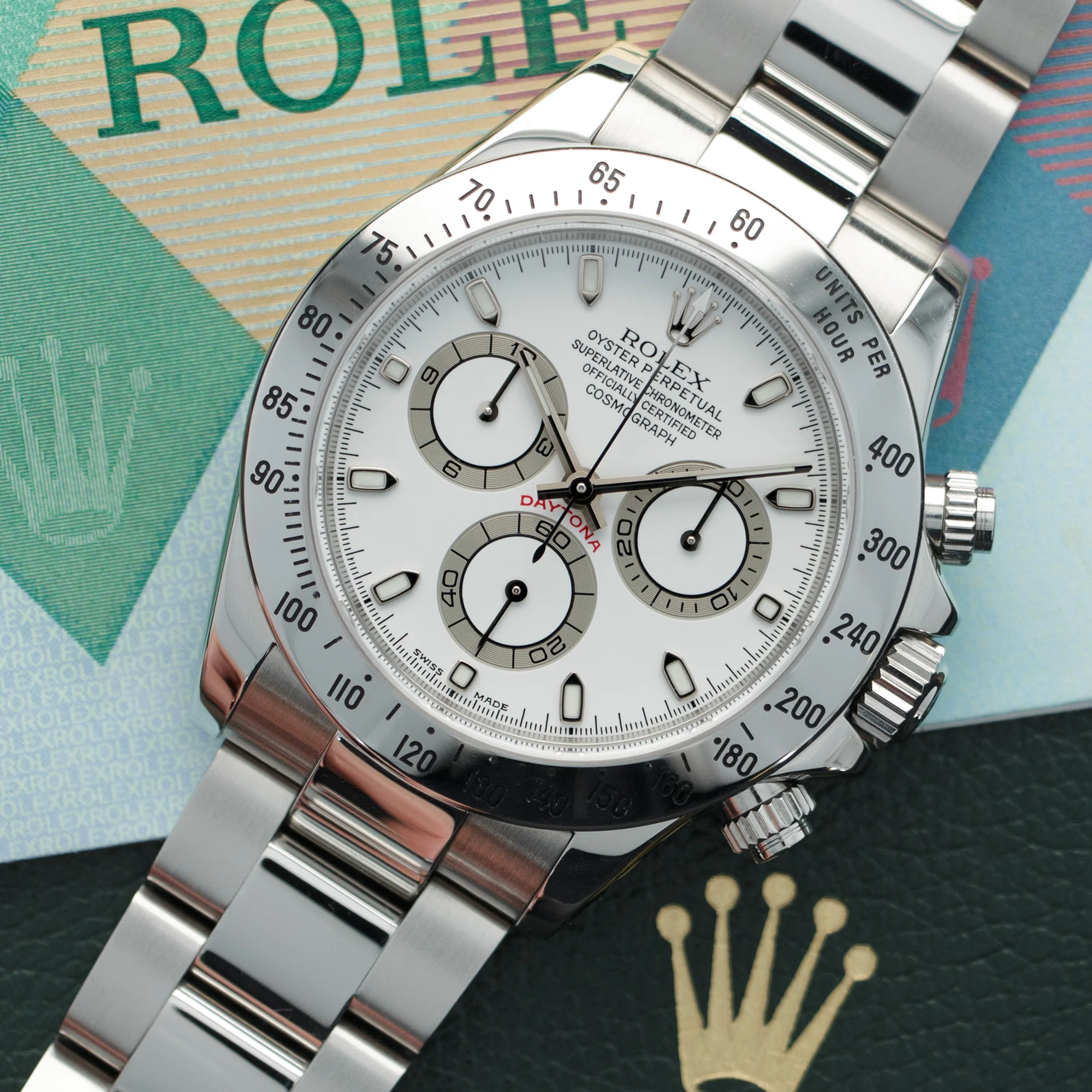 Rolex Cosmograph Daytona Watch Ref. 116520, with Original Box and Papers - Image 2
