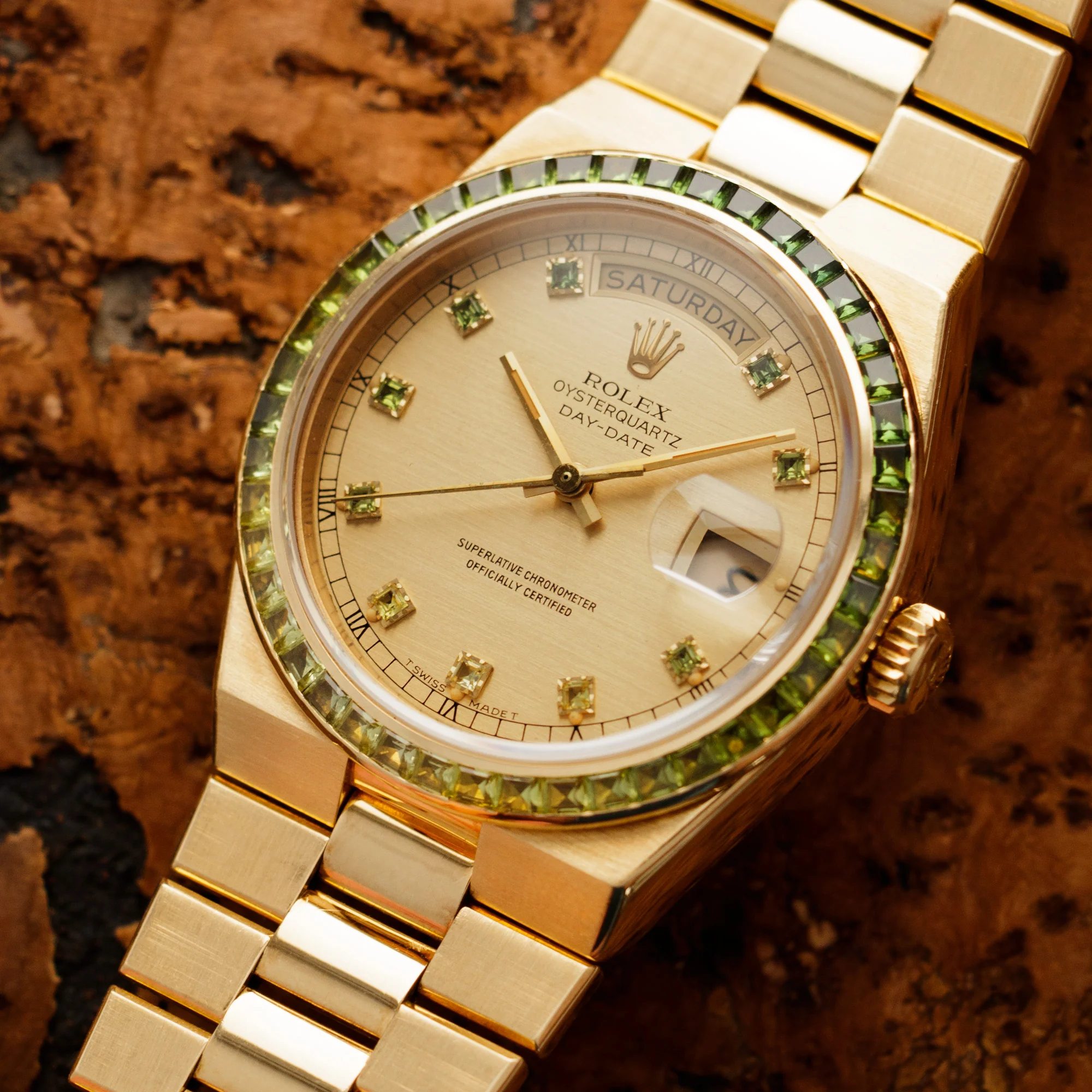 Rolex Day-Date OysterQuartz Sapphire Watch Ref. 19158 - Image 2