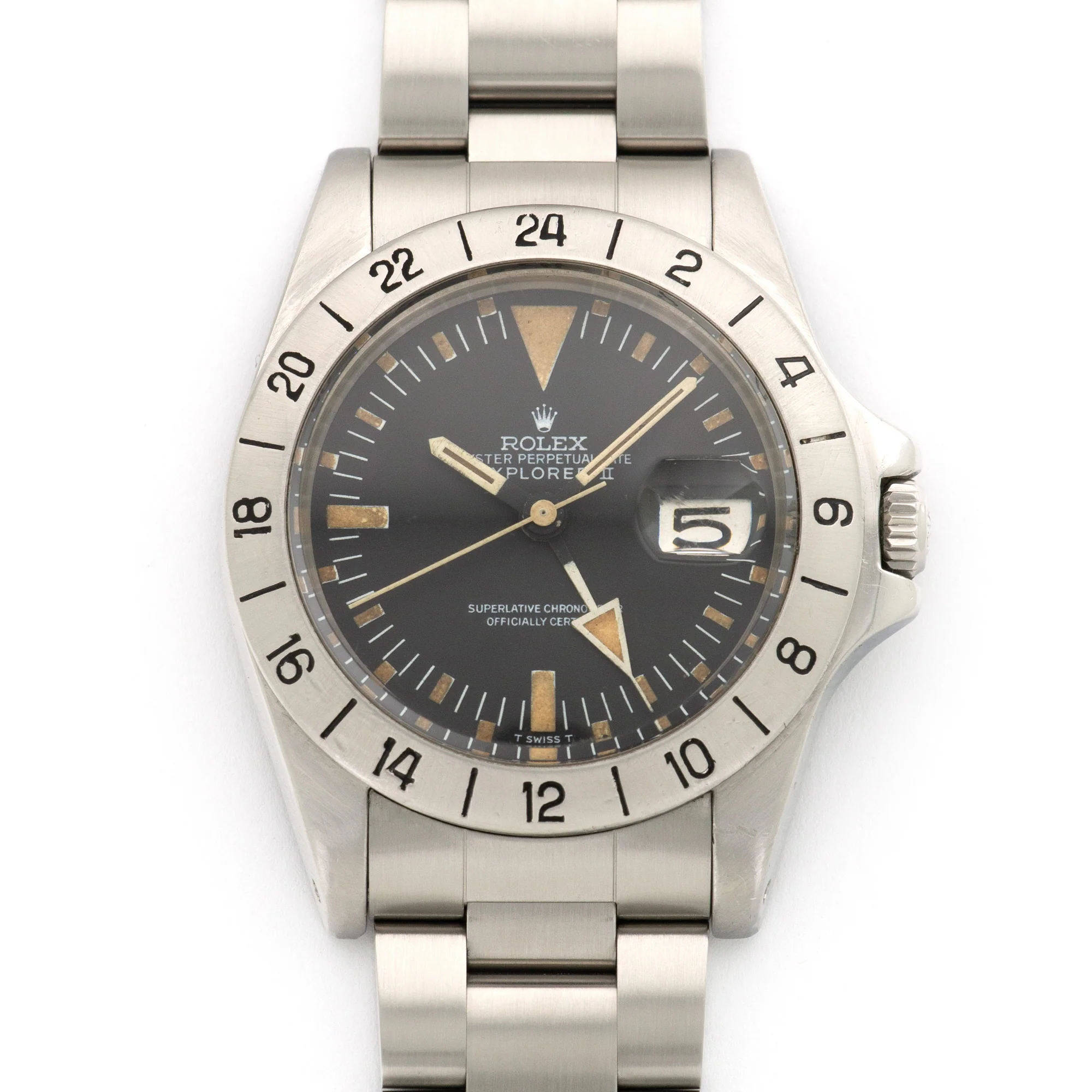 Rolex Explorer II Orange Hand Straight Seconds Ref. 1655