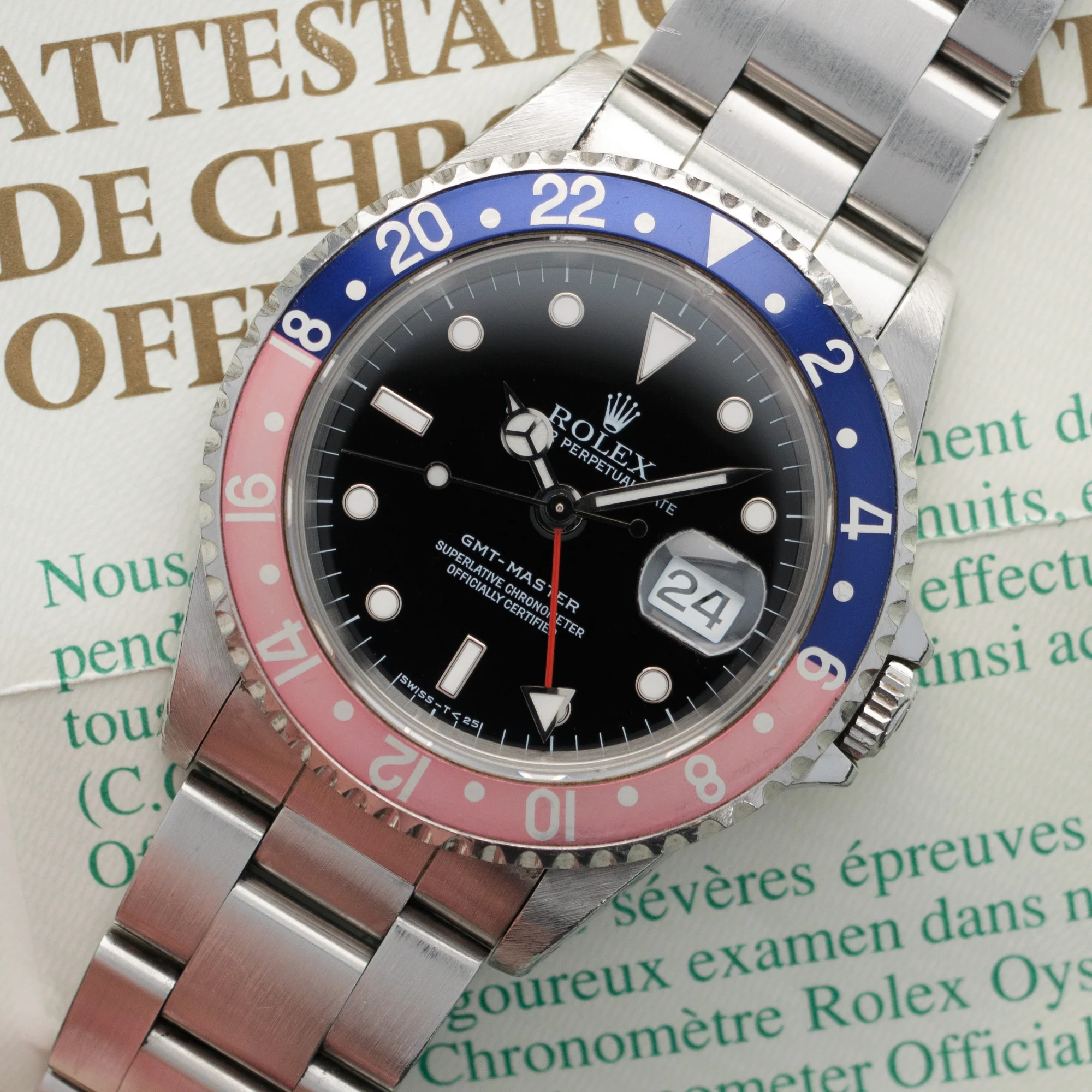 Rolex GMT-Master Pepsi Watch Ref. 16700, with Original Papers - Image 2