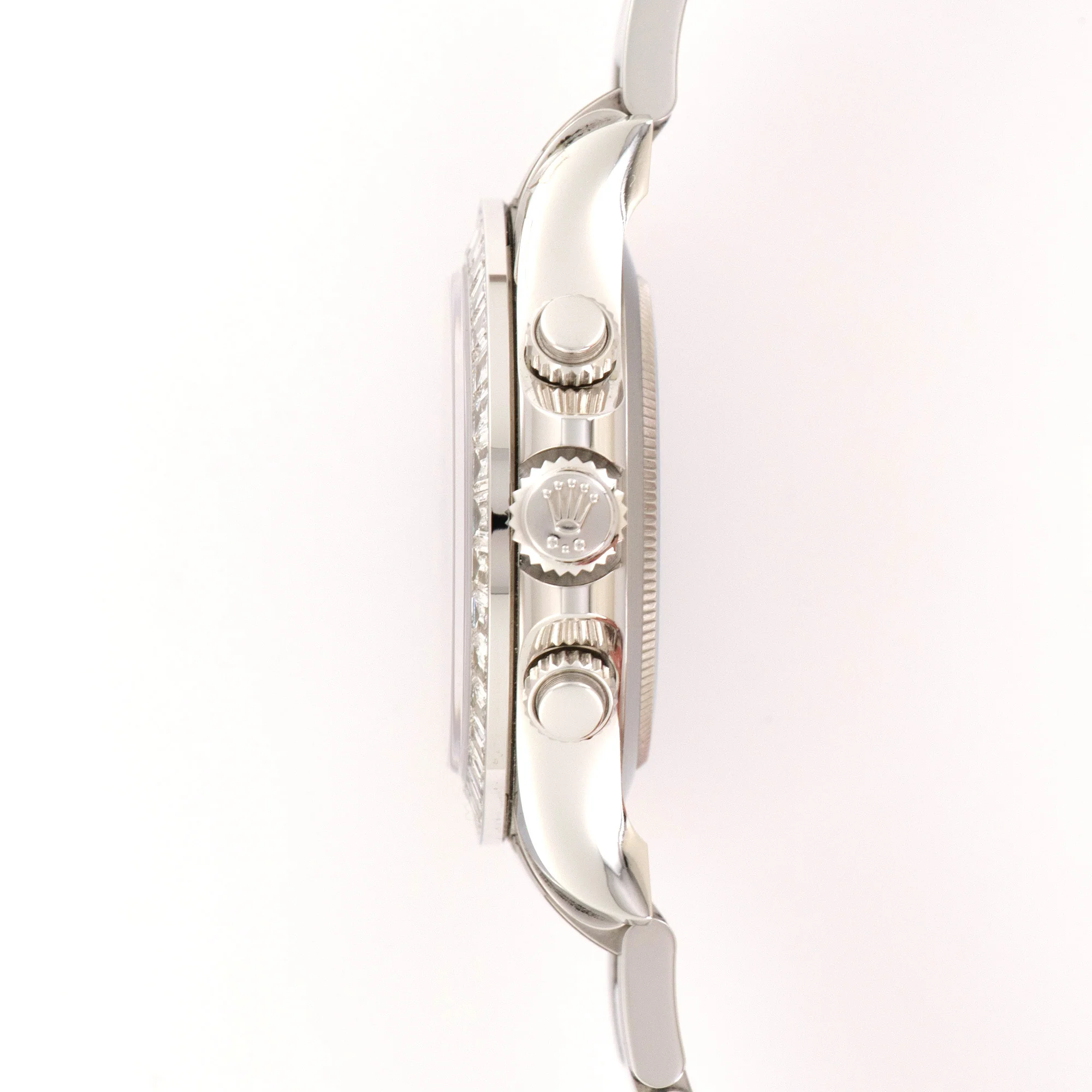 Rolex Platinum Cosmograph Daytona Diamond Watch Ref. 116576 - Image 4