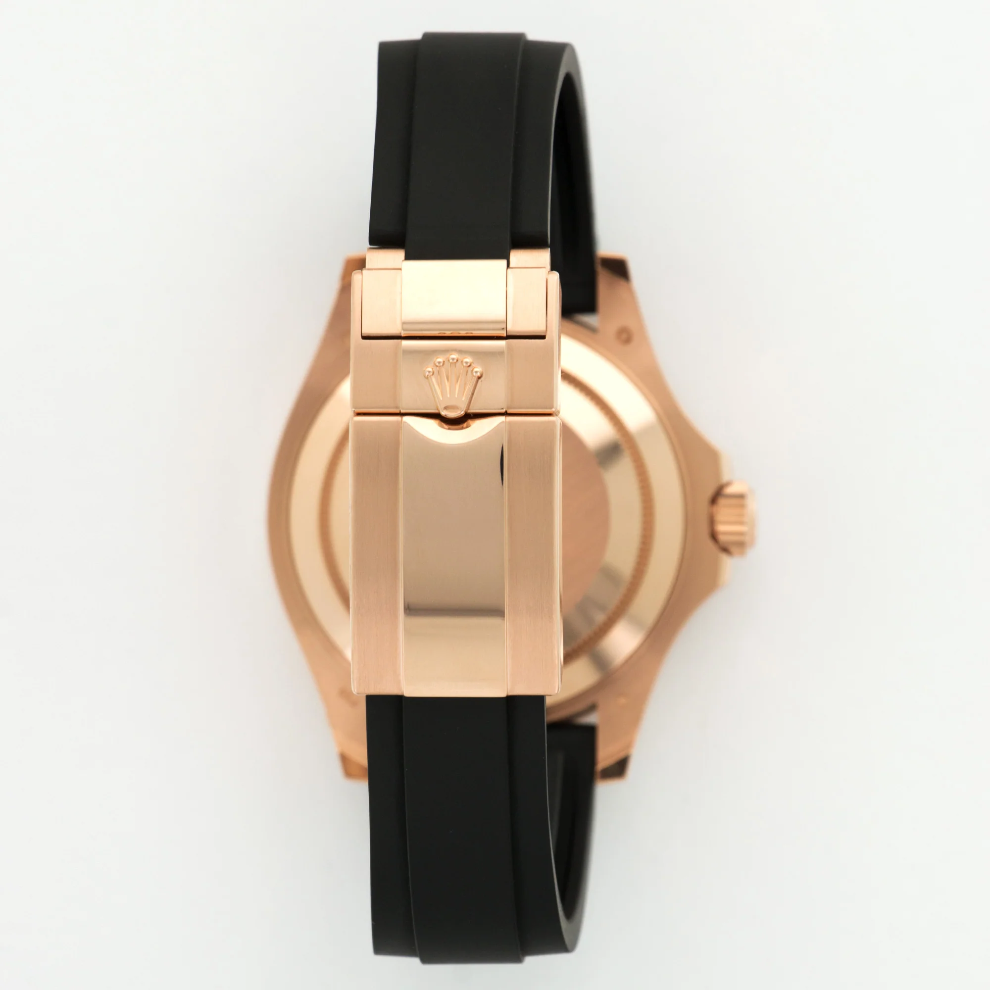 Rolex Rose Gold Yachtmaster Sapphire Watch Ref. 116695 - Image 5