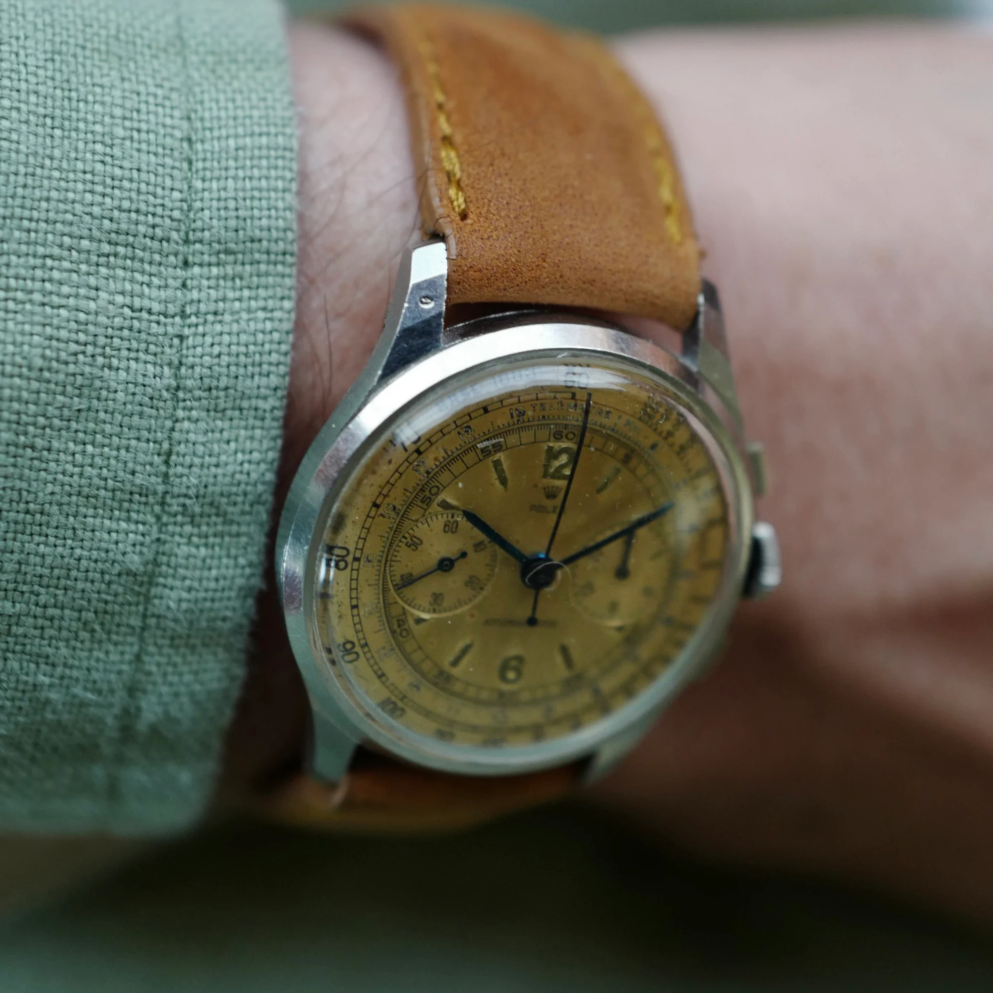 Rolex Steel Chronograph Antimagnetic Ref. 3834 - Image 5