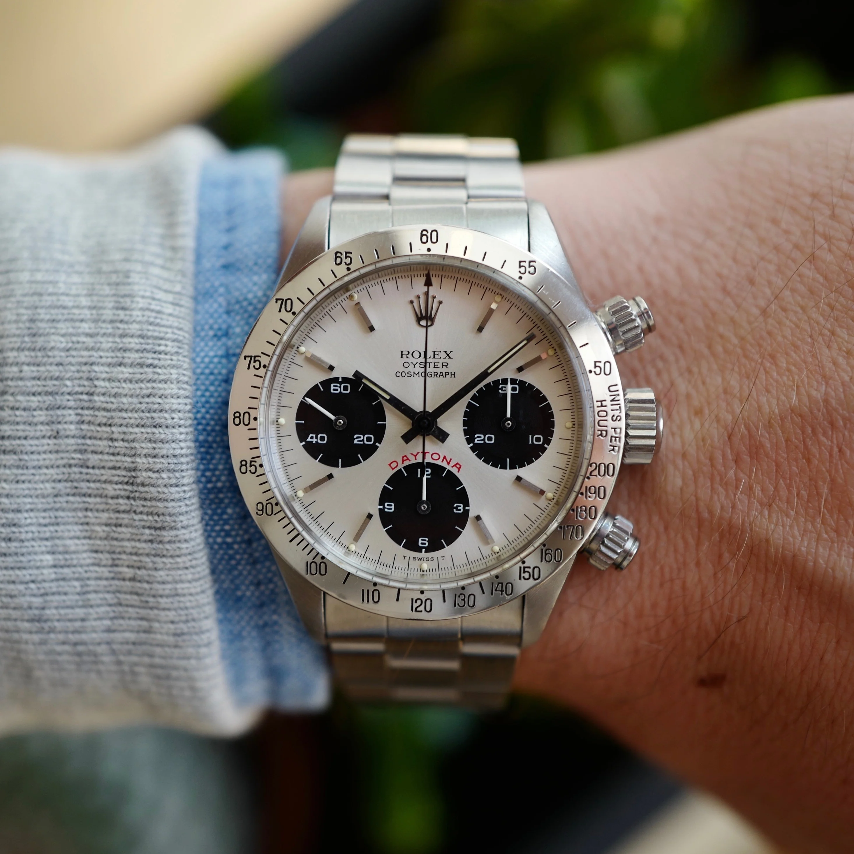 Rolex Steel Cosmograph Daytona Big Red Watch Ref. 6265 - Image 8