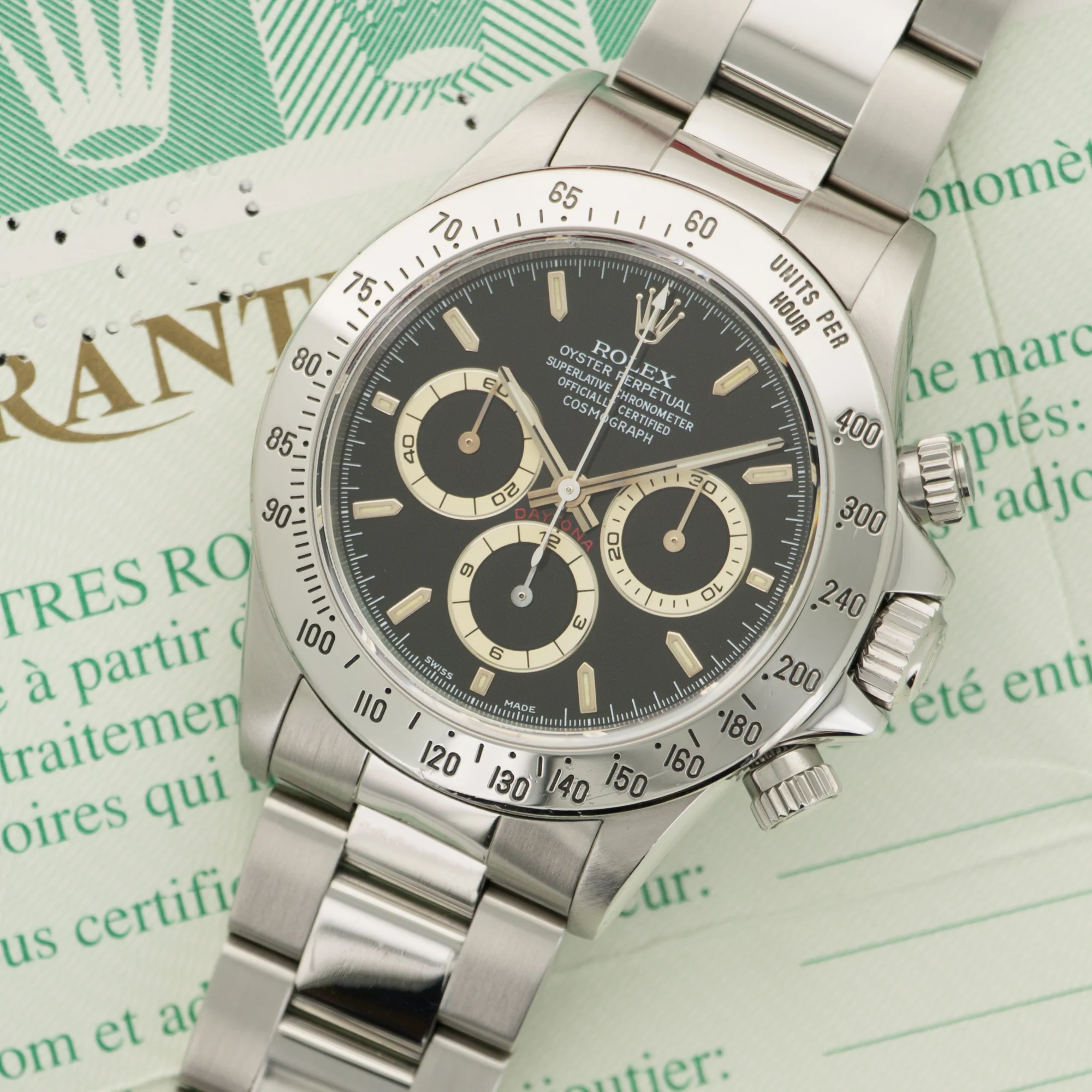 Rolex Steel Cosmograph Daytona Patrizzi Watch Ref. 16520 - Image 2