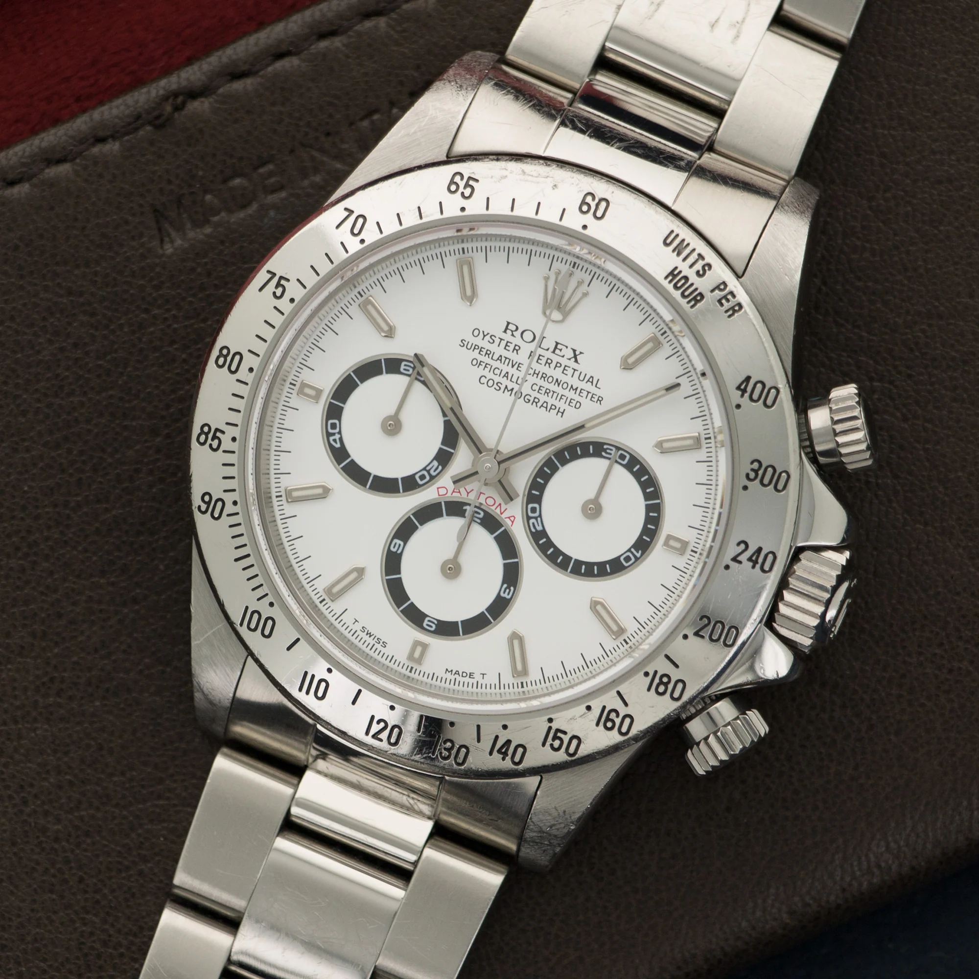 Rolex Steel Cosmograph Daytona Zenith Watch Ref. 16520 - Image 2