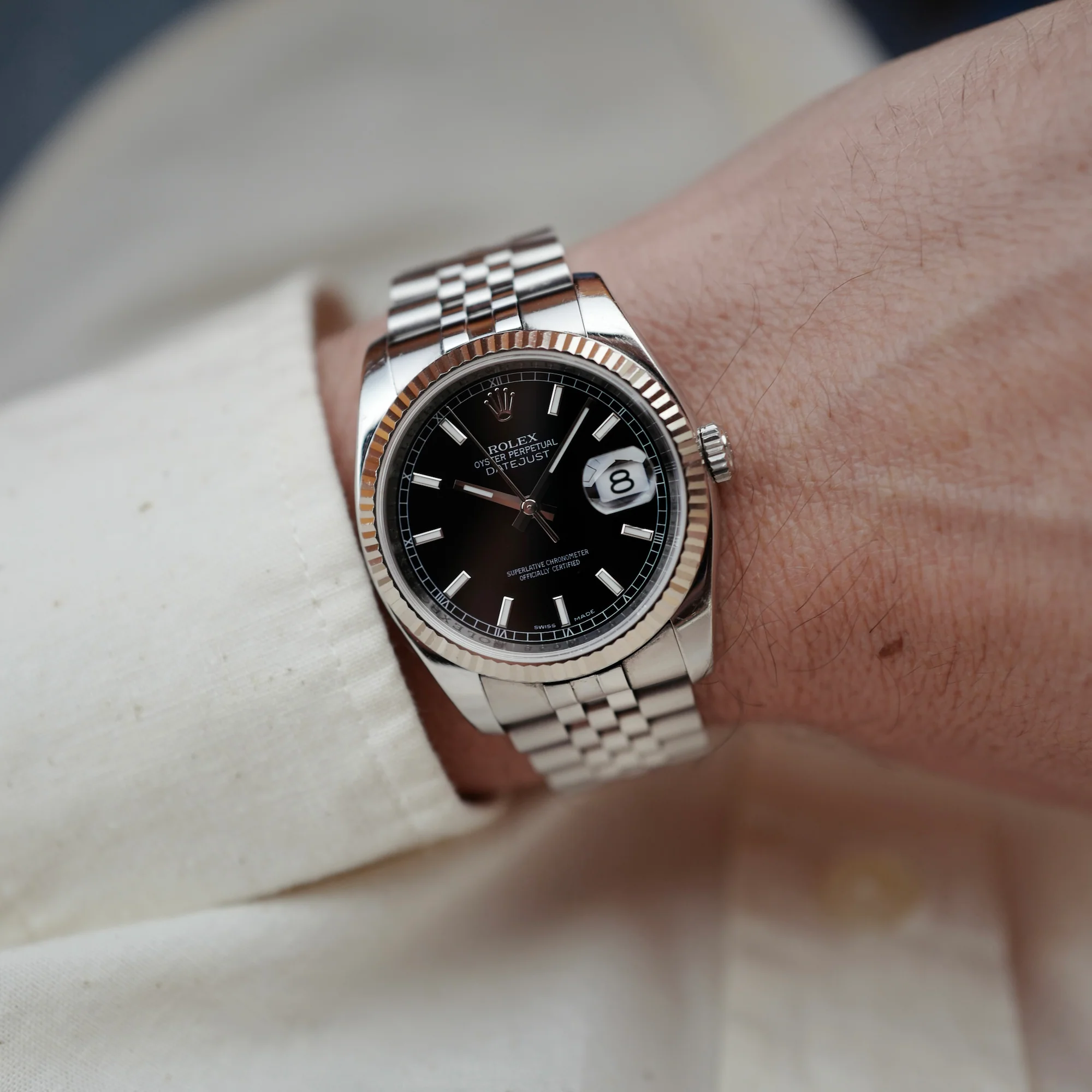 Rolex Steel Datejust Ref. 116234 on Super Jubilee - Image 3