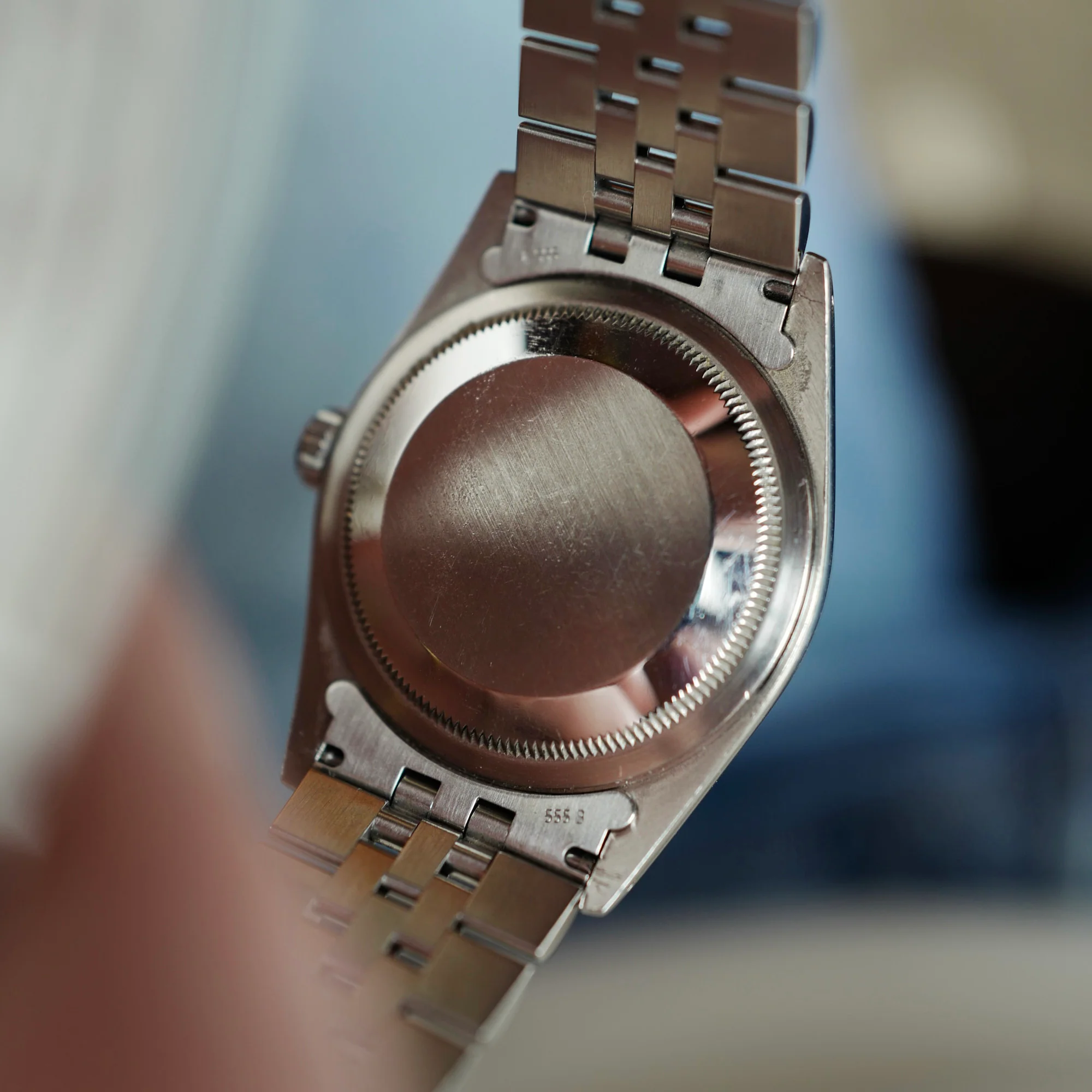 Rolex Steel Datejust Ref. 16220 with Salmon Dial - Image 6
