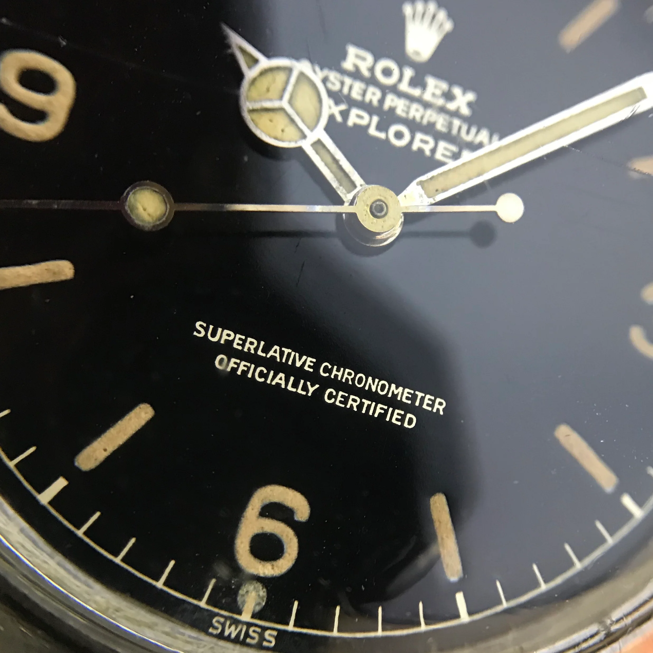 Rolex Steel Explorer Chapter Ring Gilt Dial Watch Ref. 1016 - Image 7