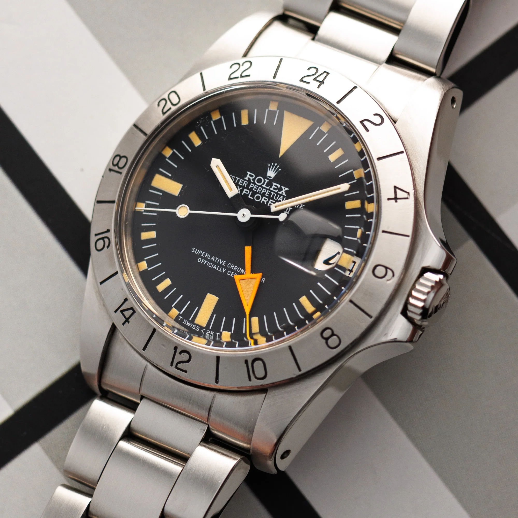 Rolex Steel Explorer II Orange Hand Watch Ref. 1655 - Image 2