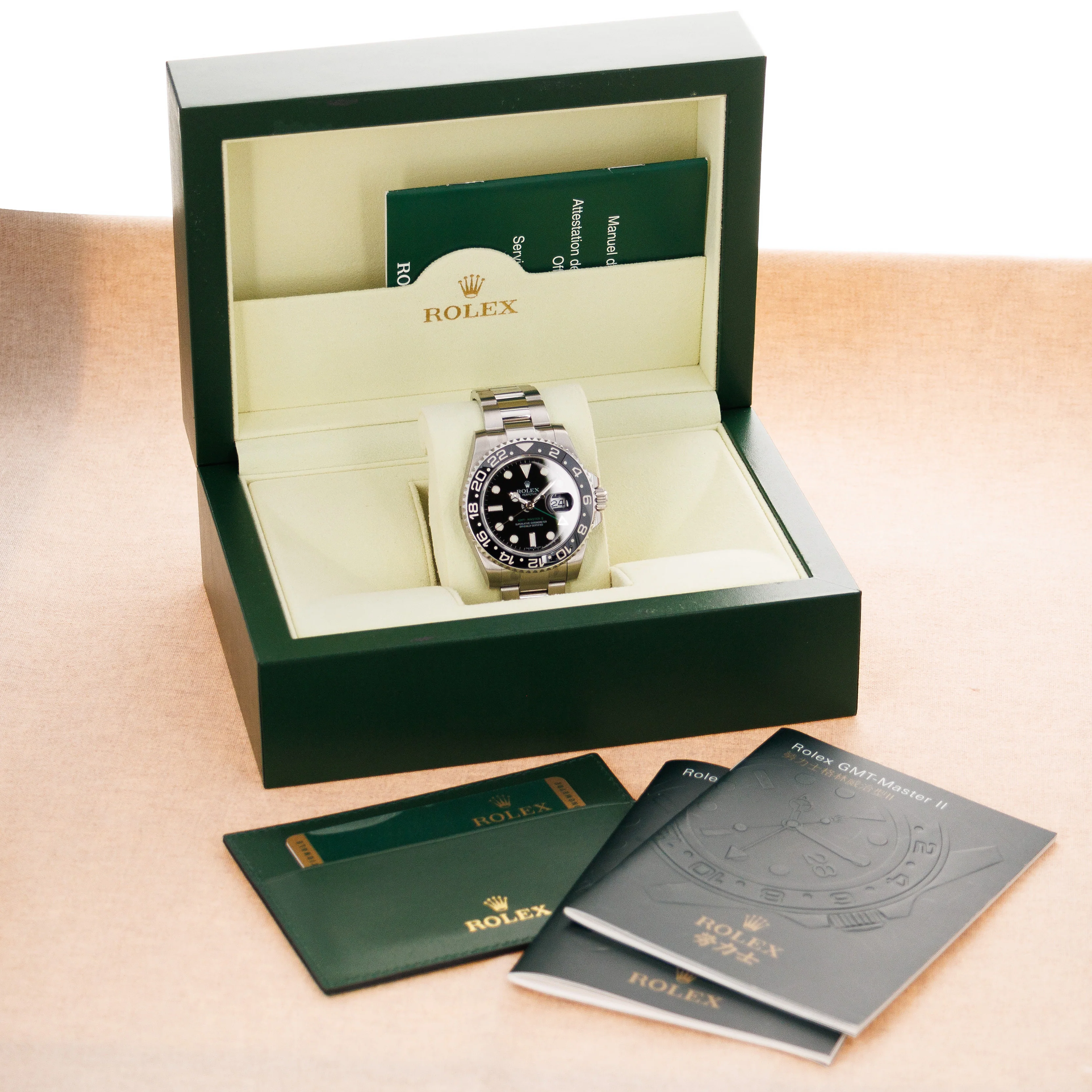 Rolex Steel GMT Master II Ref. 116710LN in New Old Stock Condition - Image 3