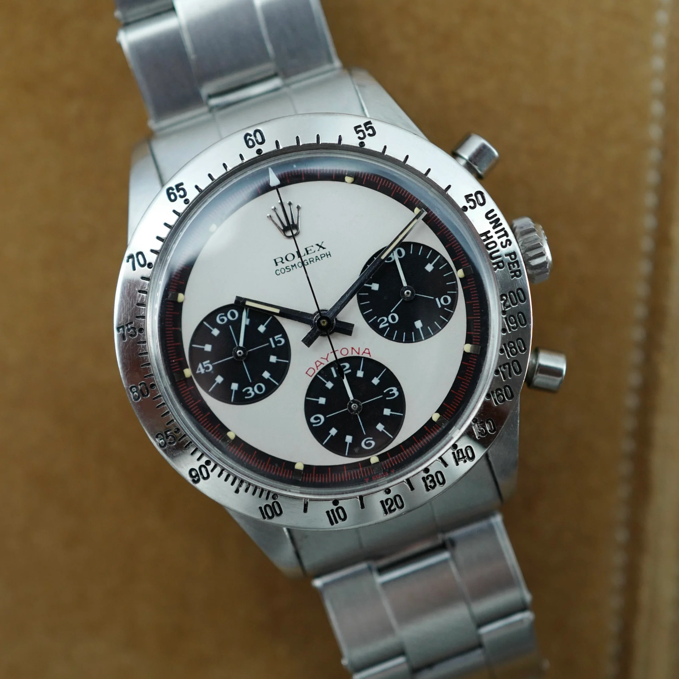 Rolex Steel Paul Newman Daytona Ref. 6239 with Top Condition Cream Dial - Image 3