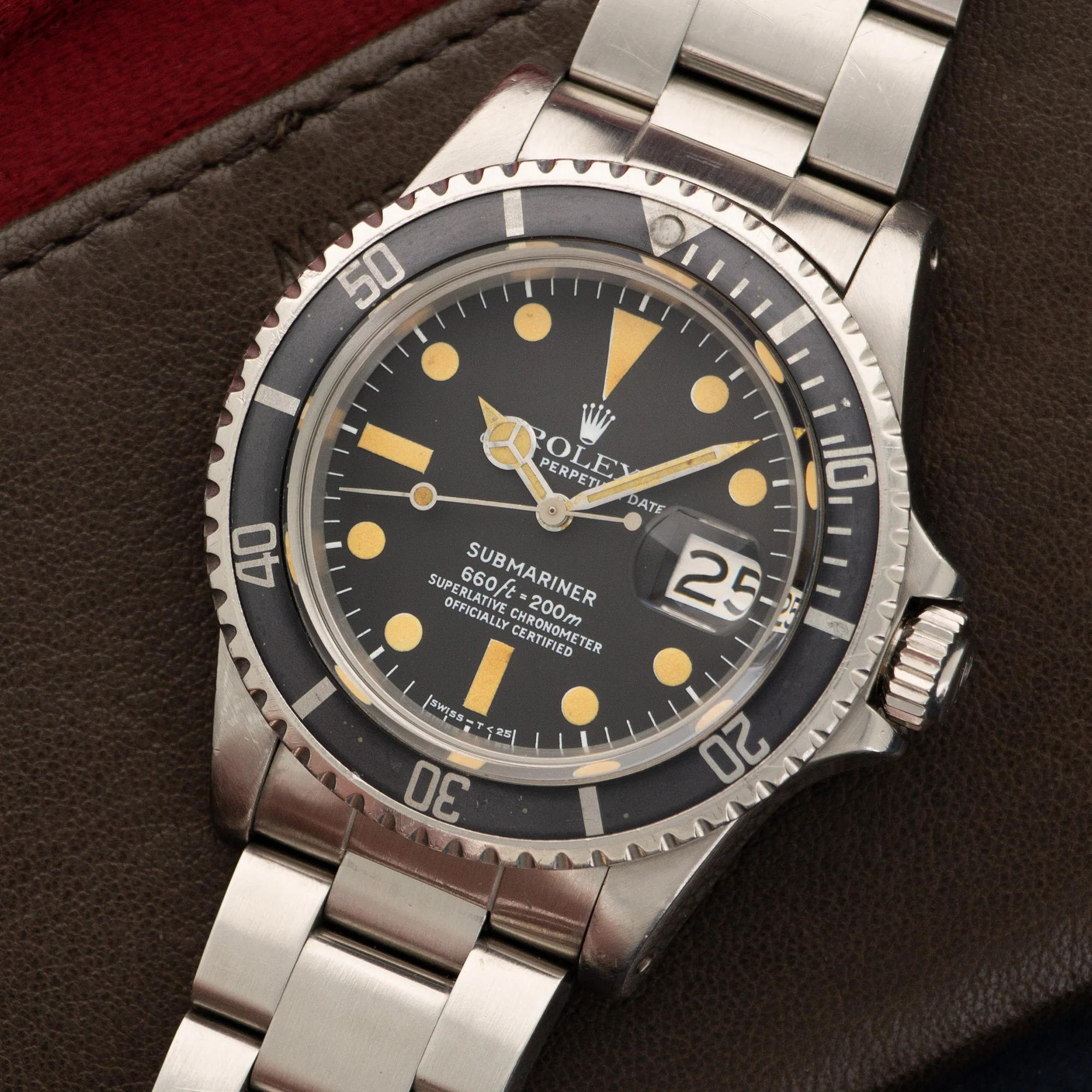Rolex Steel Submariner Watch Ref. 1680 - Image 2