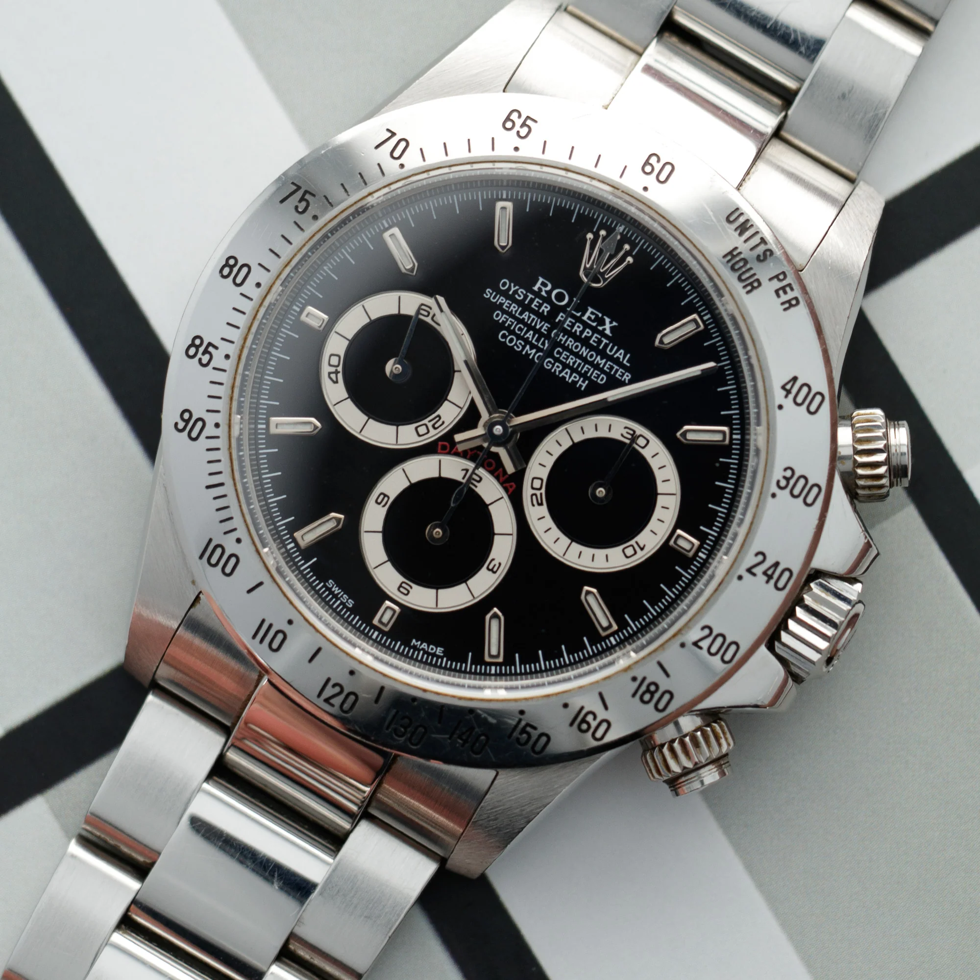 Rolex Steel Zenith Daytona Ref. 16520 with Original Caseback Sticker - Image 2