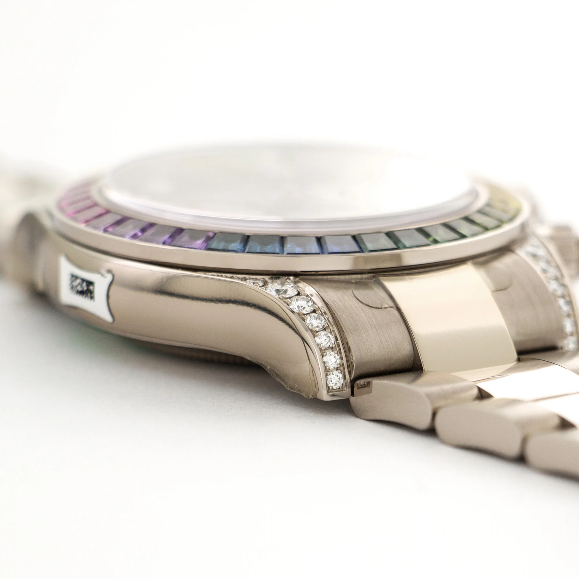 Rolex White Gold Cosmograph Daytona Rainbow Watch Ref. 116599 - Image 3