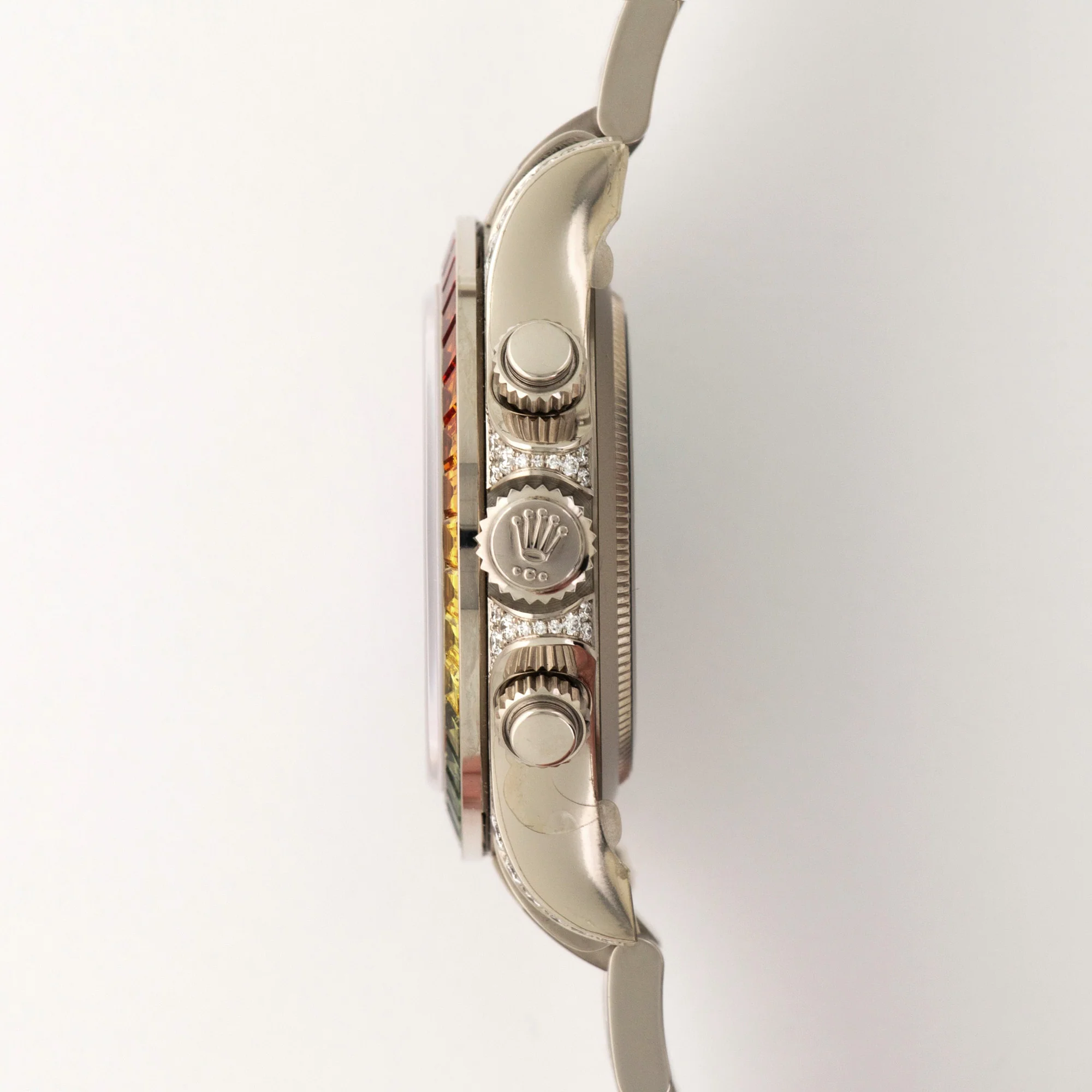 Rolex White Gold Cosmograph Daytona Rainbow Watch Ref. 116599 - Image 4