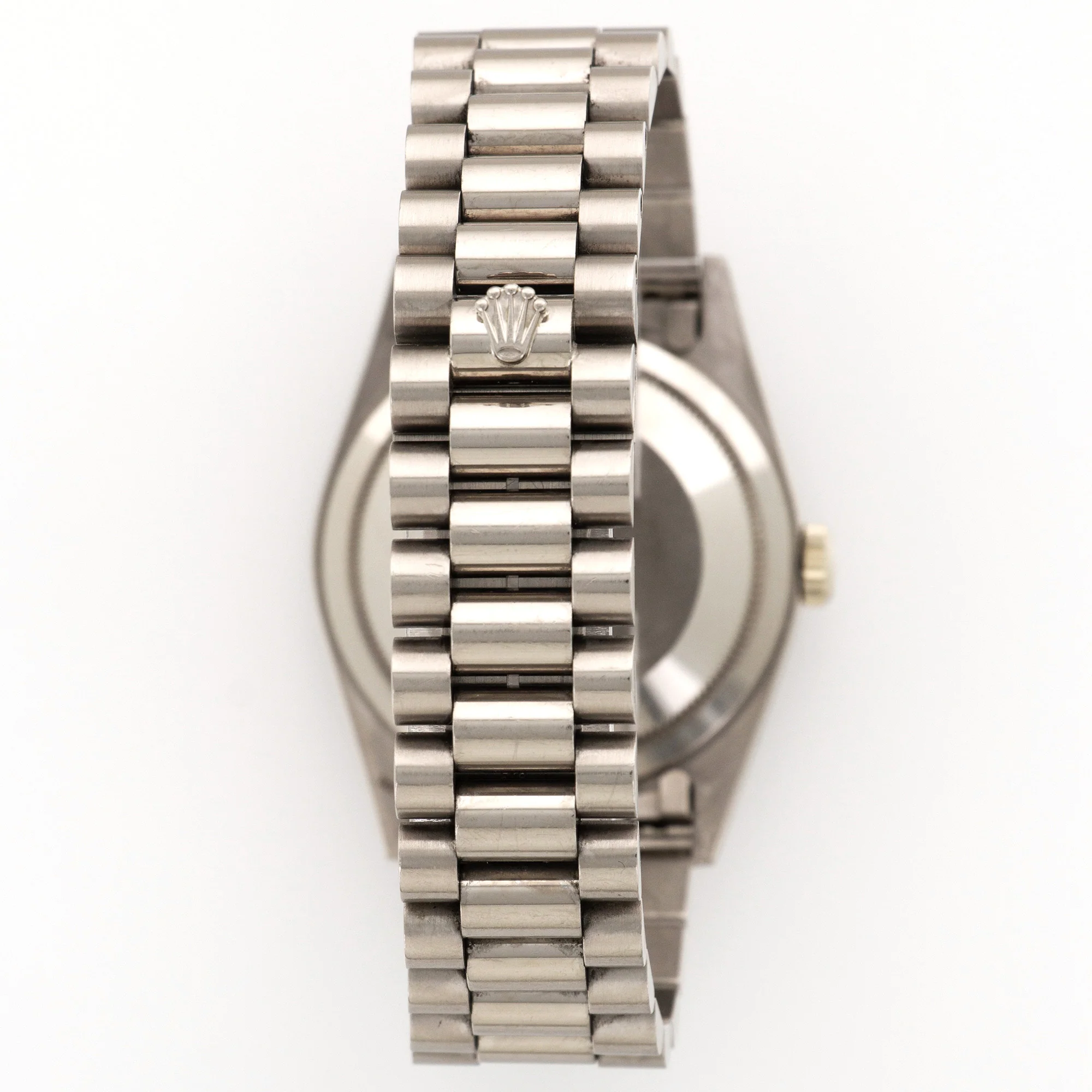 Rolex White Gold Day-Date Crown Collection Diamond Watch - Image 6