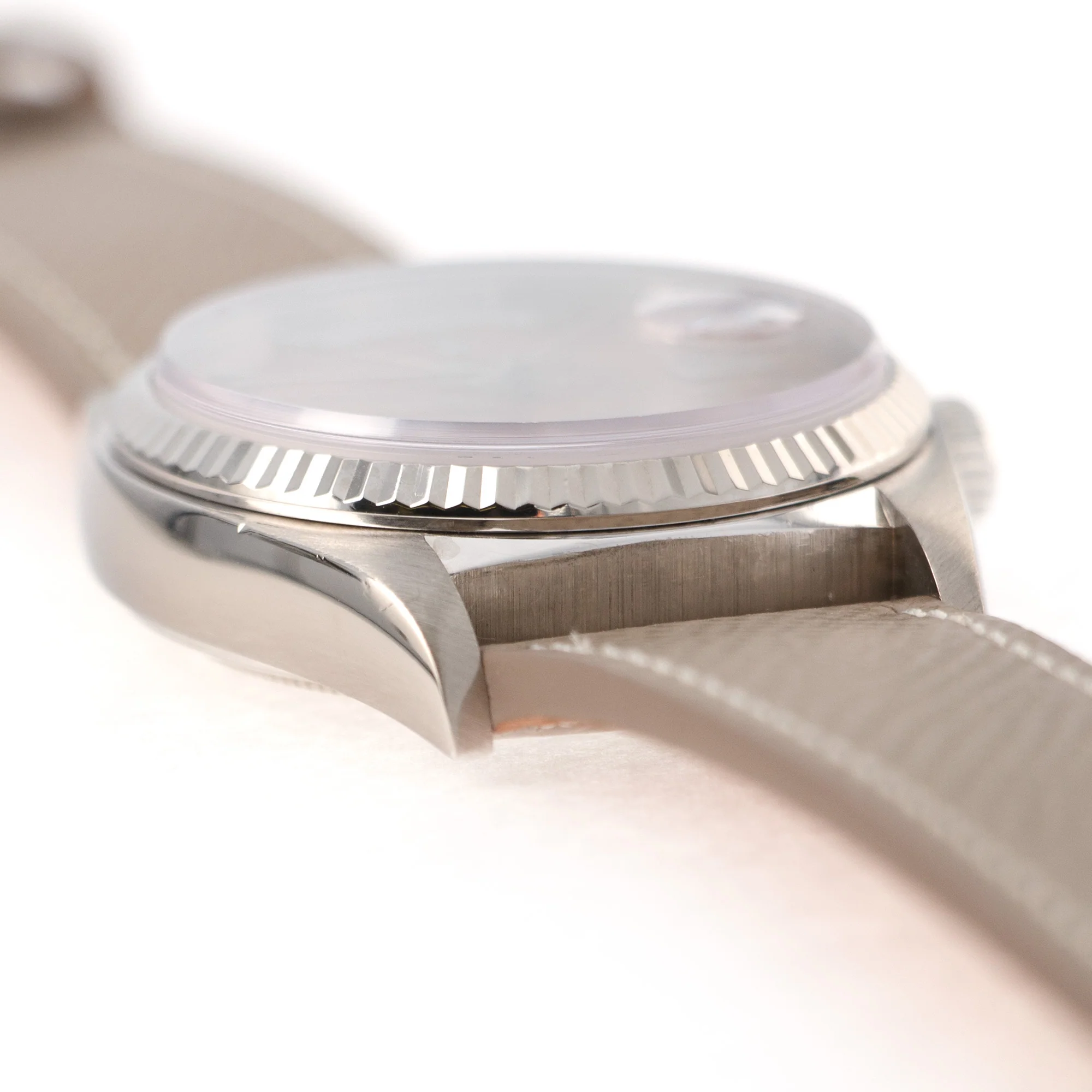 Rolex White Gold Day-Date Wood Dial Watch Ref. 18039 - Image 3