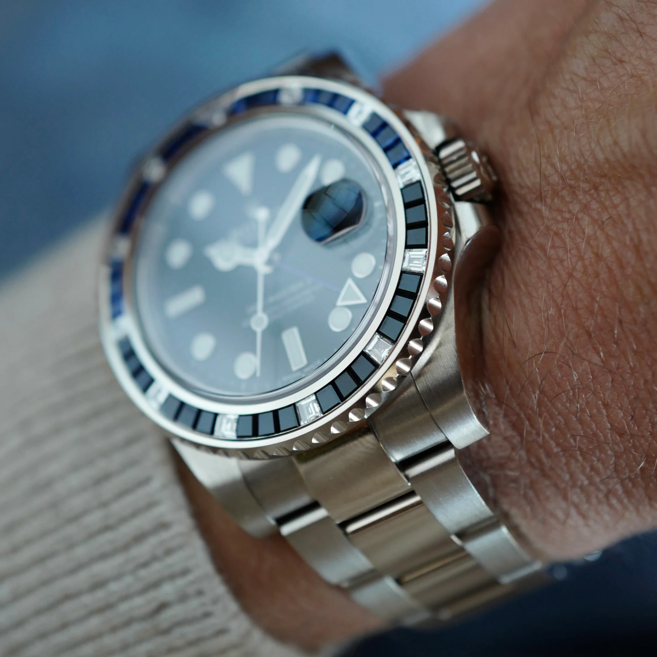 Rolex White Gold GMT-Master Bruce Wayne Watch Ref. 116749 - Image 8