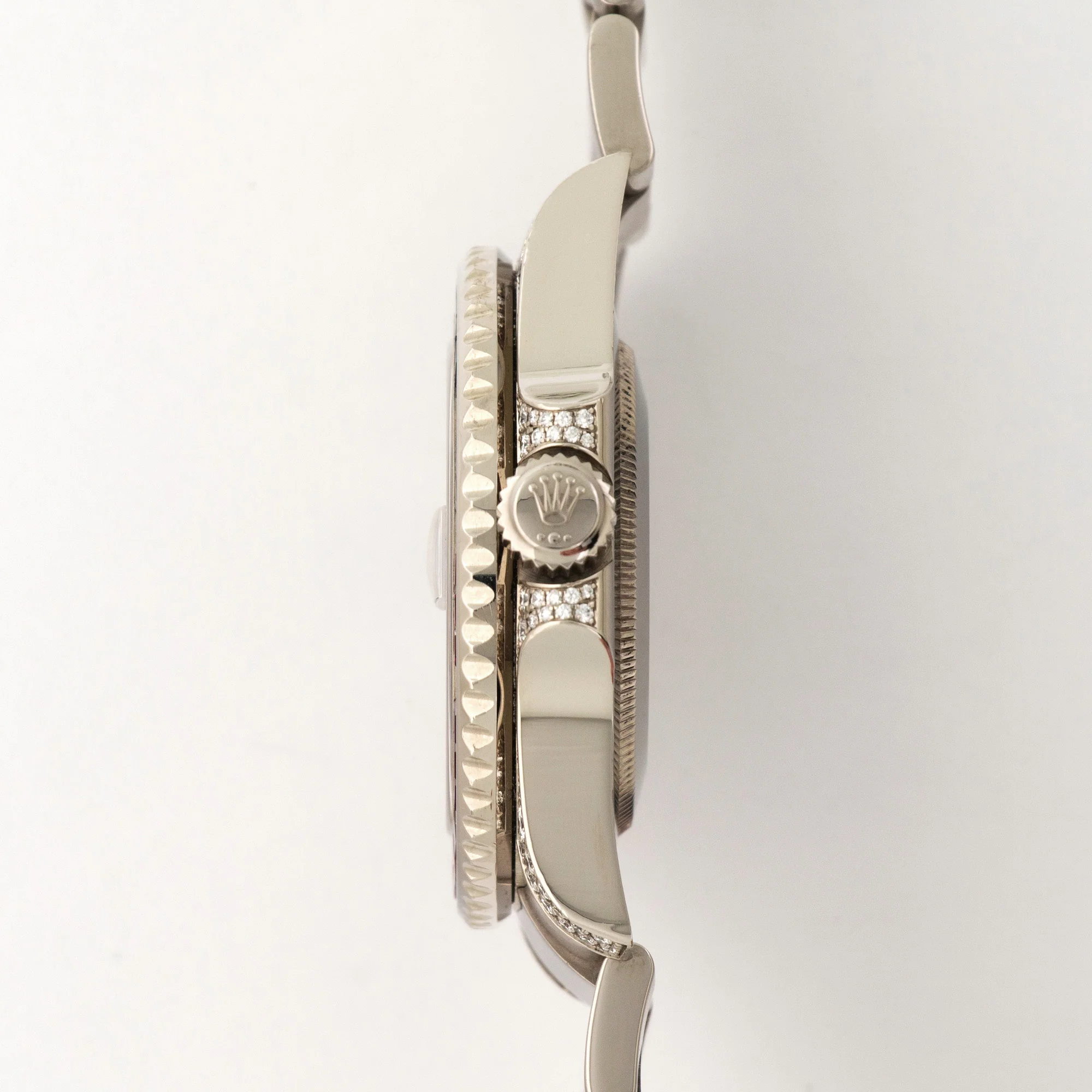 Rolex White Gold GMT-Master II Sapphire Ruby Diamond Watch Ref. 116759 - Image 4