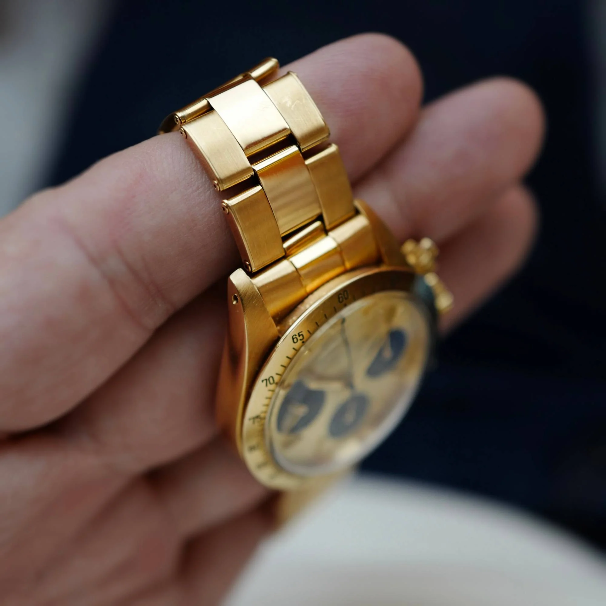 Rolex Yellow Gold Cosmograph Daytona Watch Ref. 6265 with Original Box and Papers - Image 5