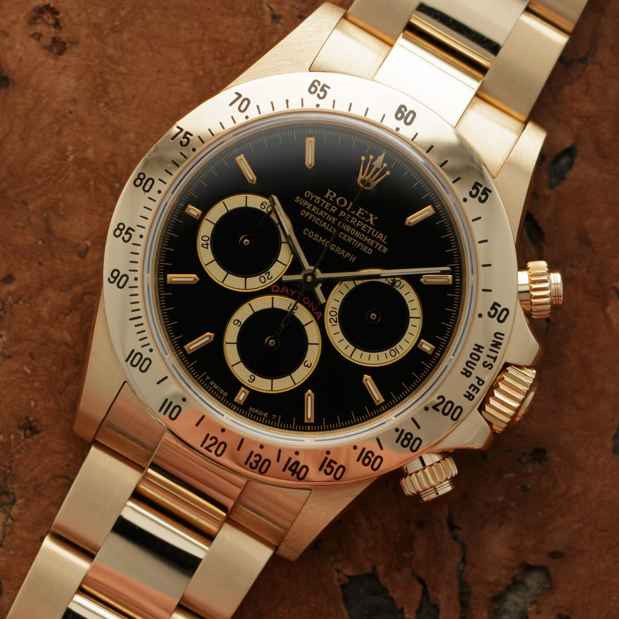 Rolex Yellow Gold Cosmograph Floating Daytona Watch Ref. 16528 - Image 2