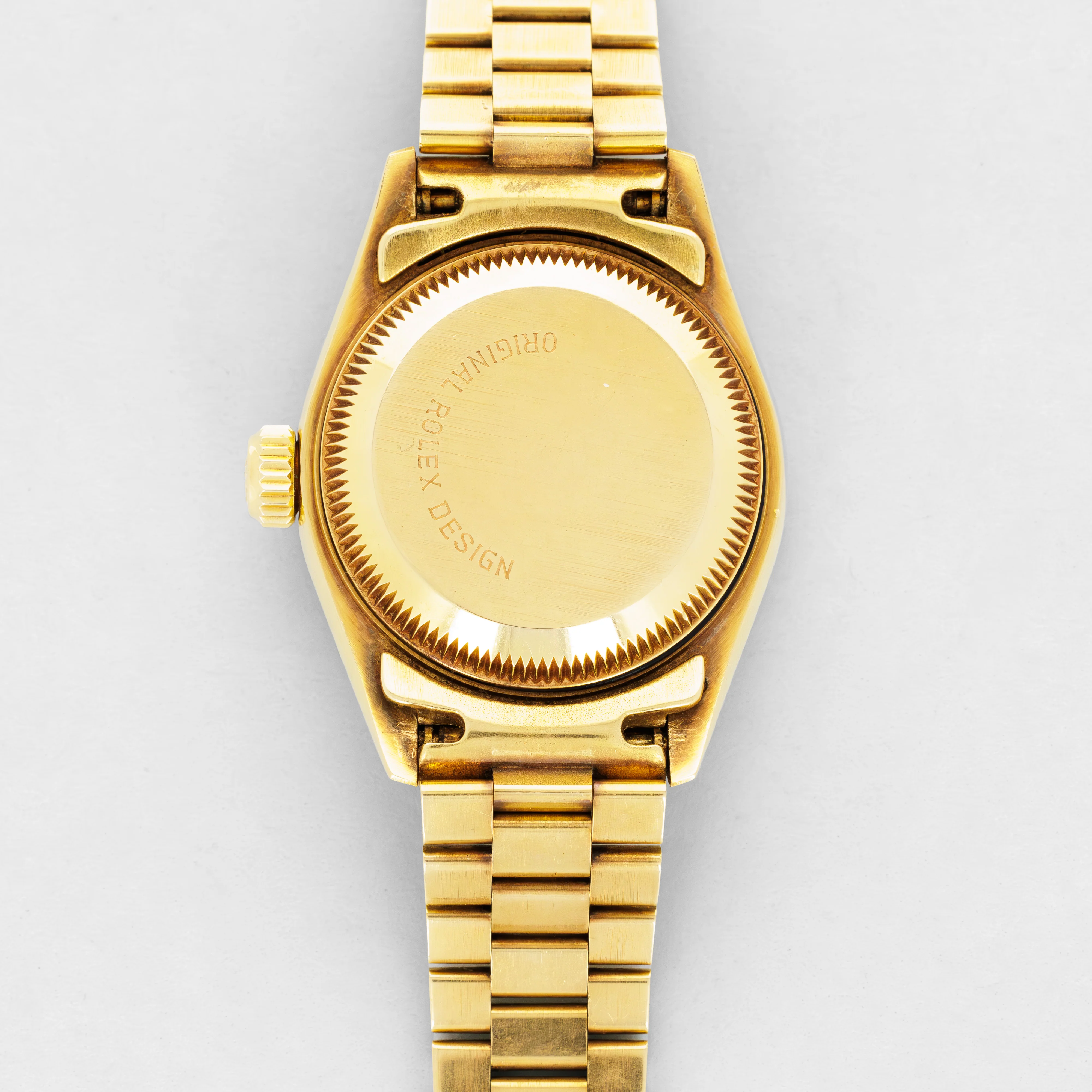 Rolex Yellow Gold Datejust Ref. 69068 with Ruby and Diamond Bezel, Cashalong Dial - Image 2