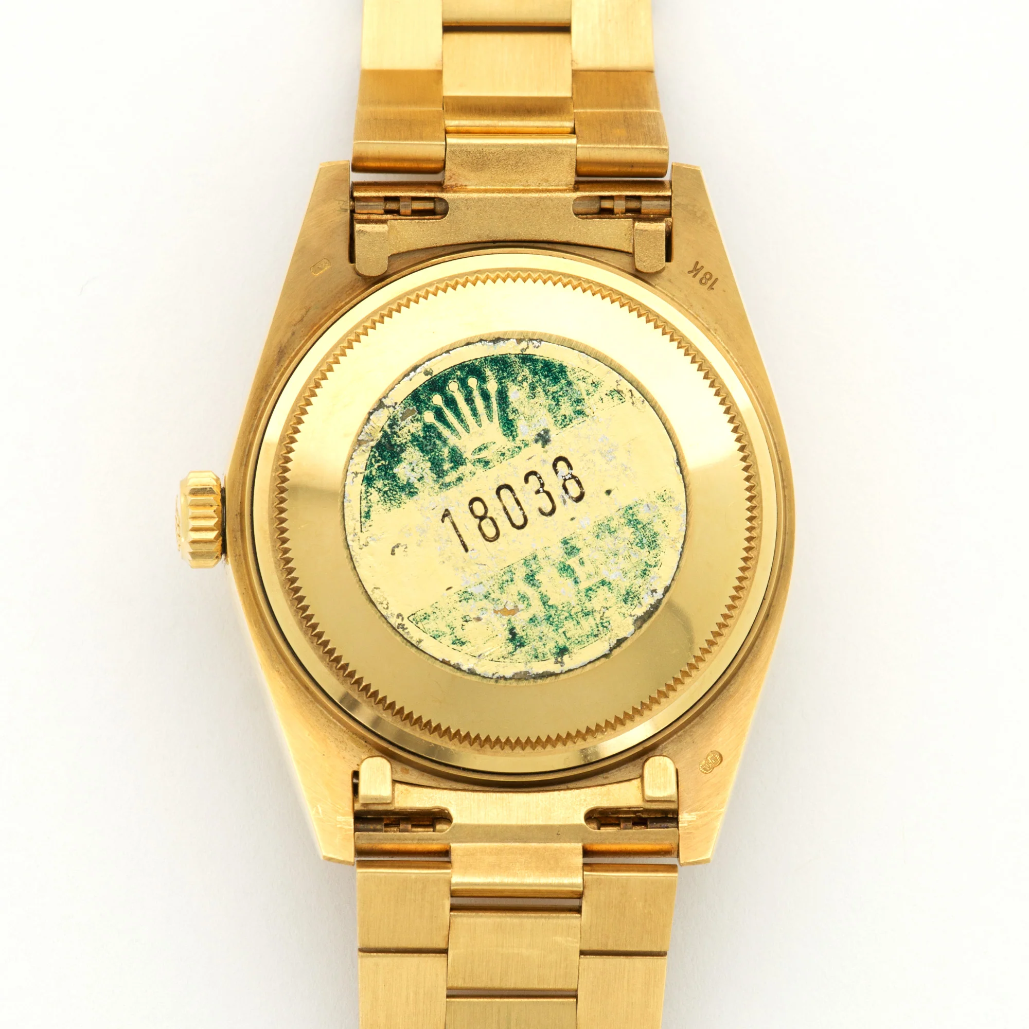 Rolex Yellow Gold Day-Date Baguette Diamond Watch- N.O.S. - Image 5