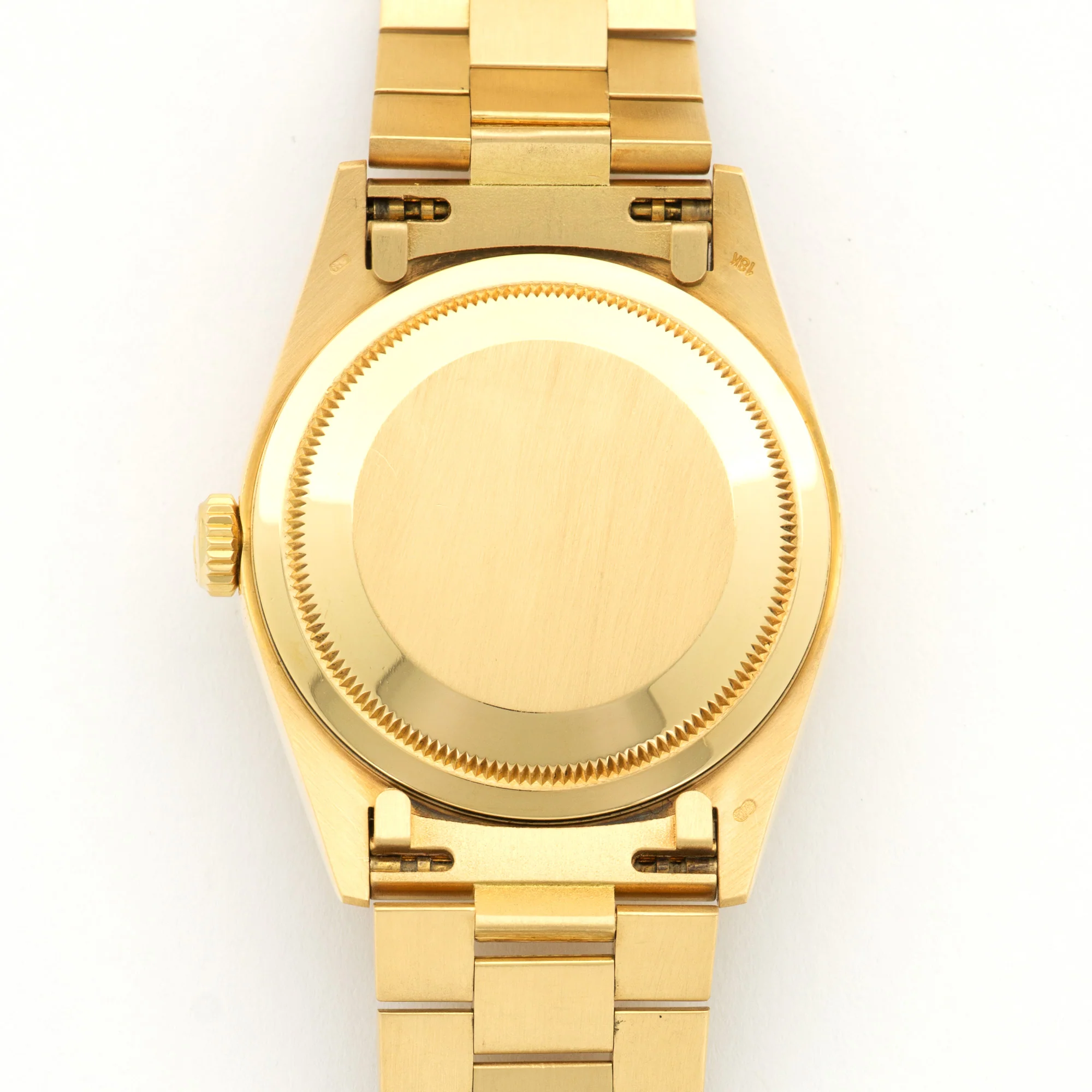 Rolex Yellow Gold Day-Date Bark Finish Watch Ref. 18248 - Image 6