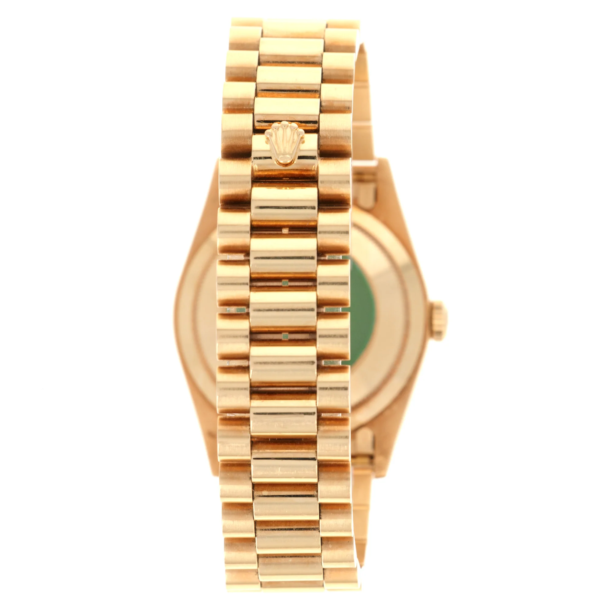 Rolex Yellow Gold Day-Date Onyx Dial Watch, with Original Box and Papers - Image 6
