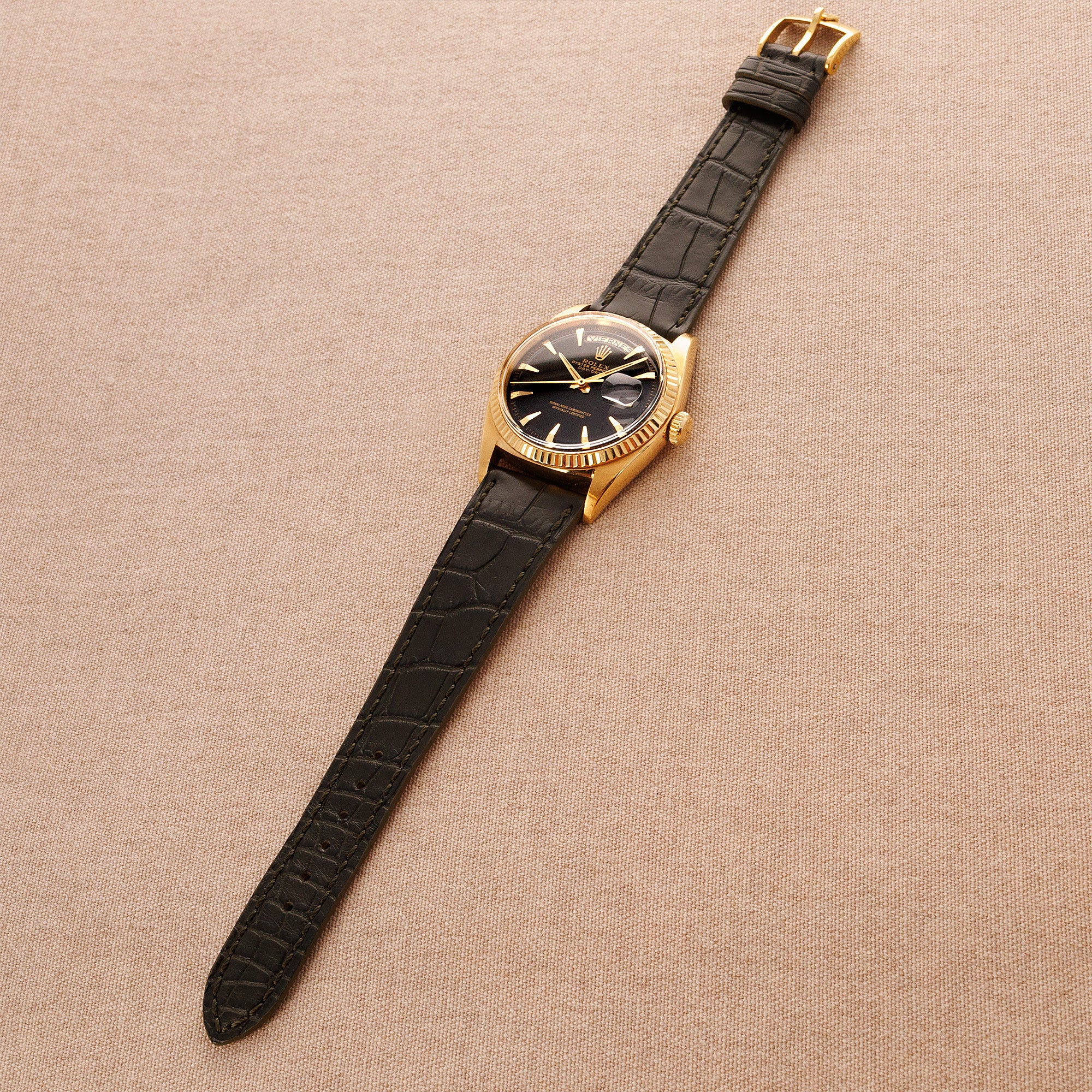Rolex Yellow Gold Day Date Ref. 1803 with Black Claw Dial - Image 4