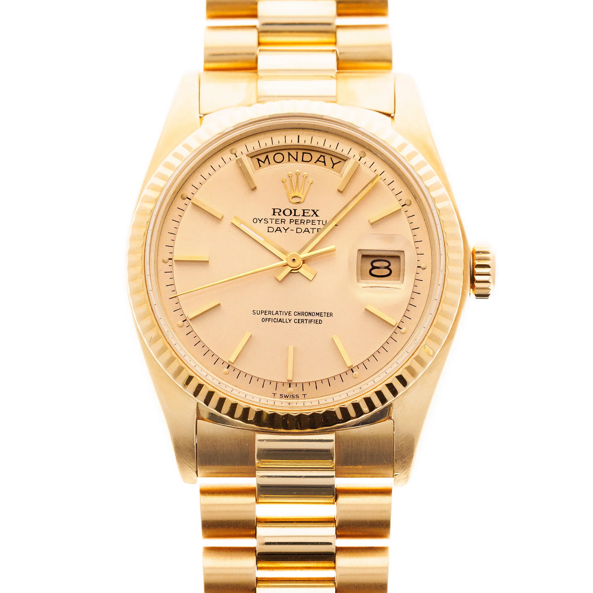 Rolex Yellow Gold Day Date Ref. 1803 with Box and Papers